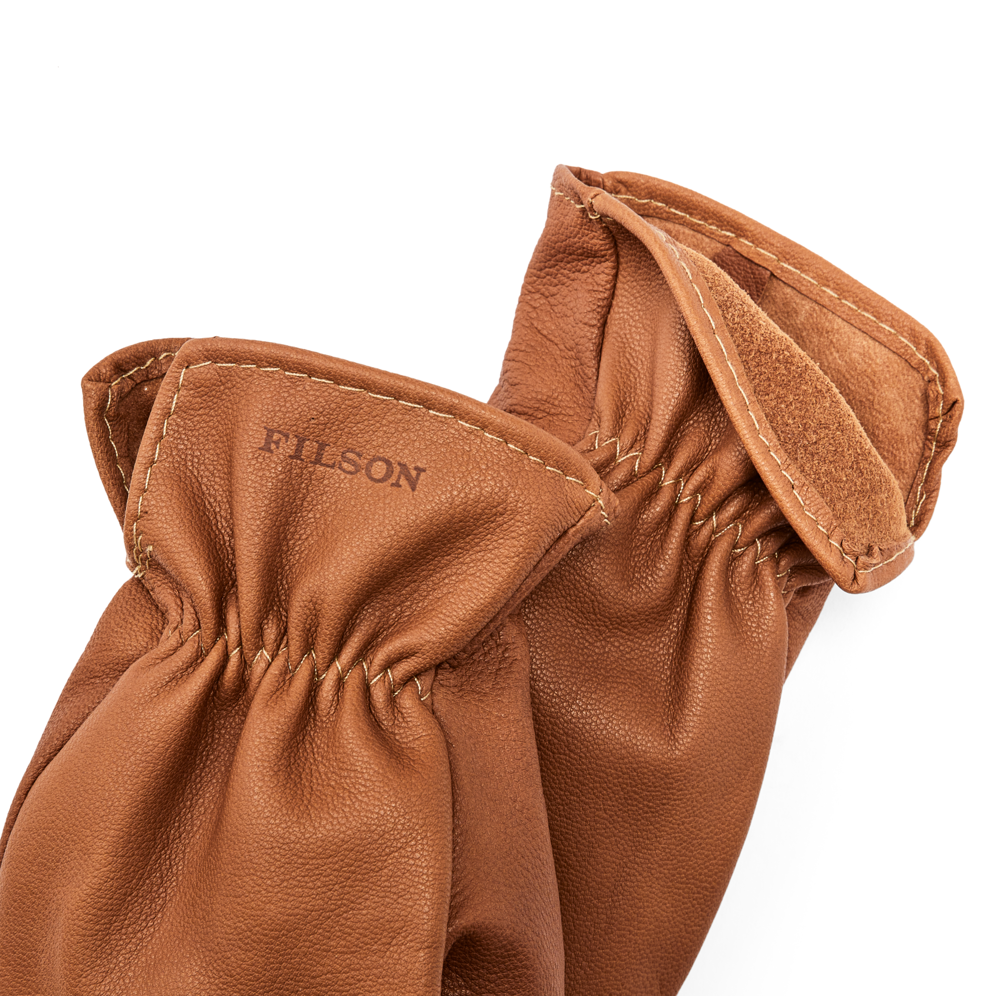 Original Goatskin Gloves - Saddle Brown - Image 3