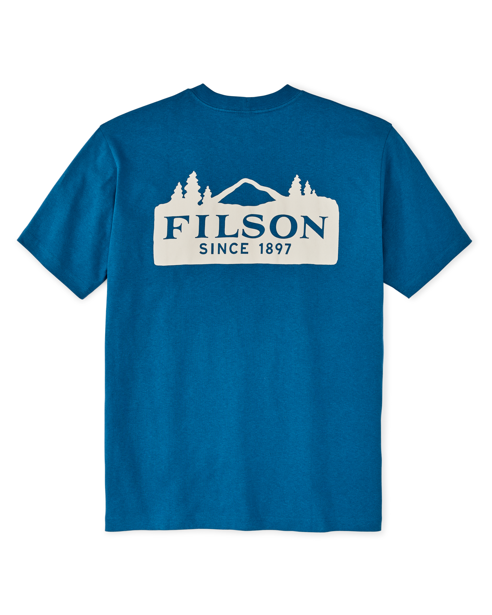 Frontier Logo T-shirt - Sapphire / Scenic Mark - Image 2