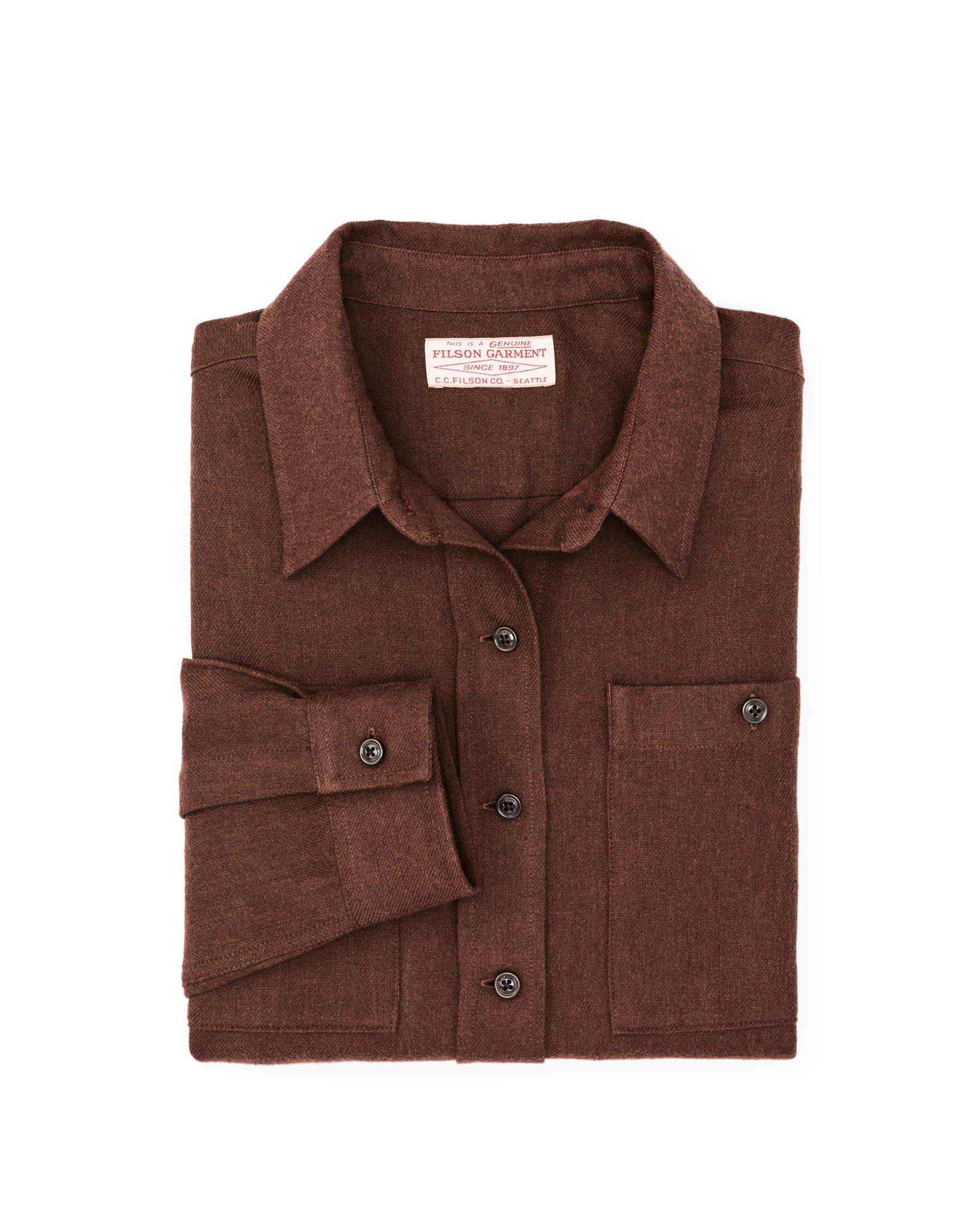 The Women's Rangeland Flannel Shirt - Chestnut Heather - Image 4