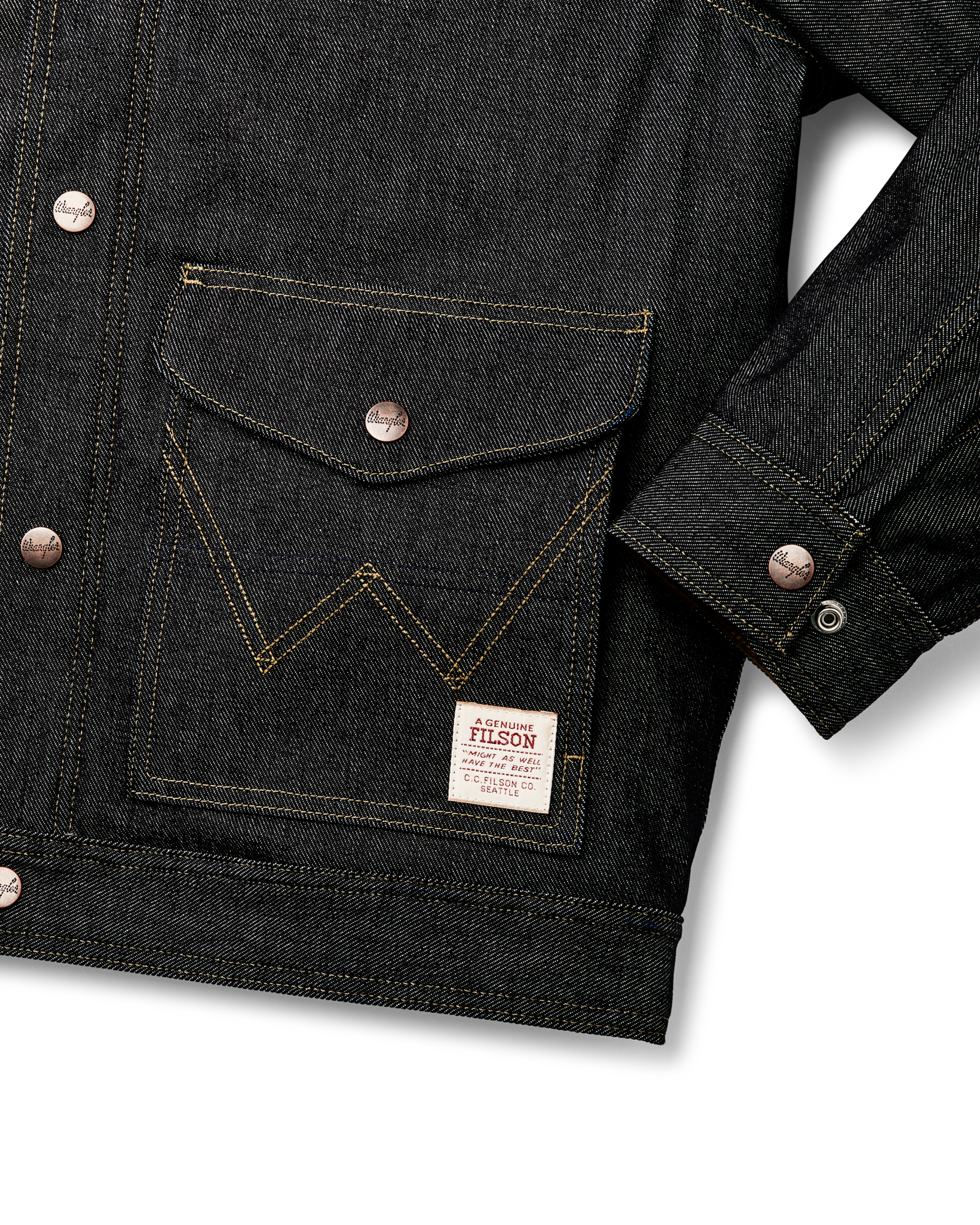 Wrangler X Filson Denim Work Jacket - Indigo - Image 5