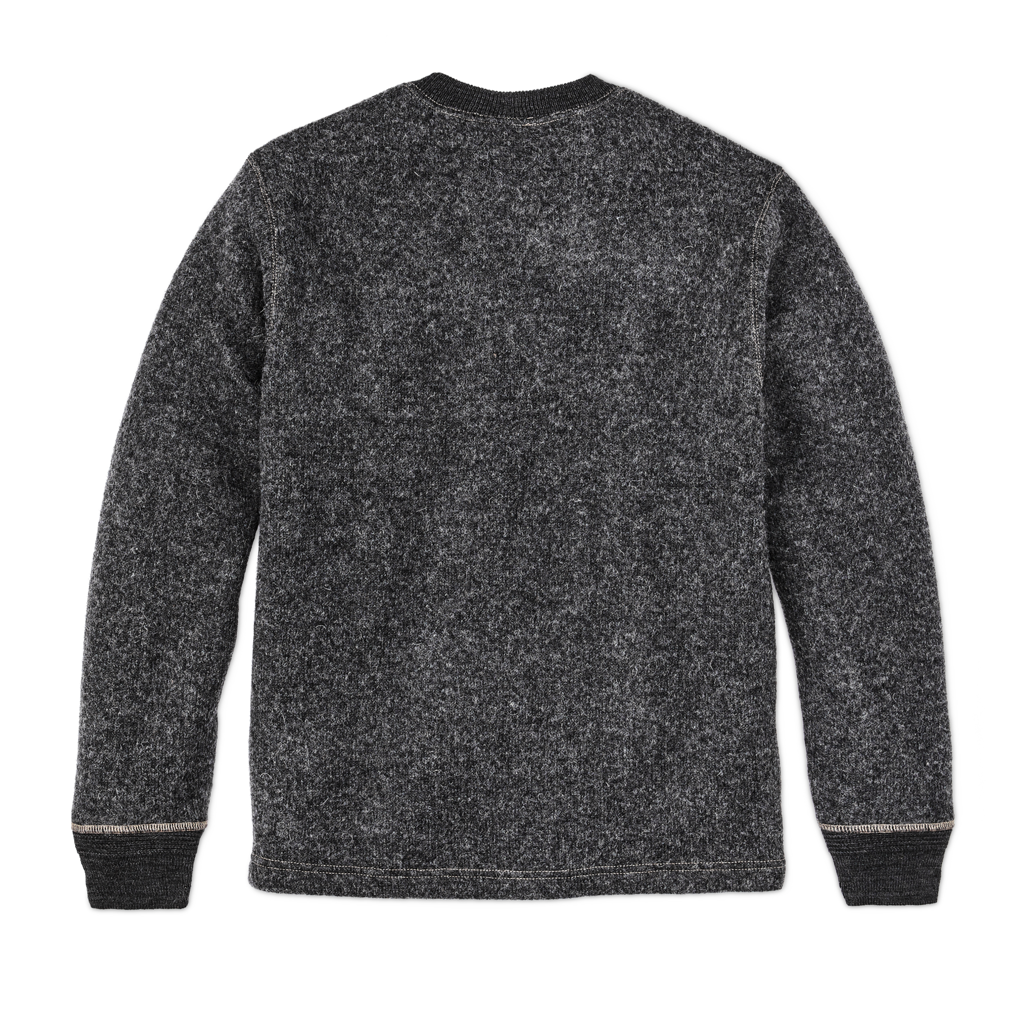 Keyport Wool Crewneck - Charcoal Heather - Image 2