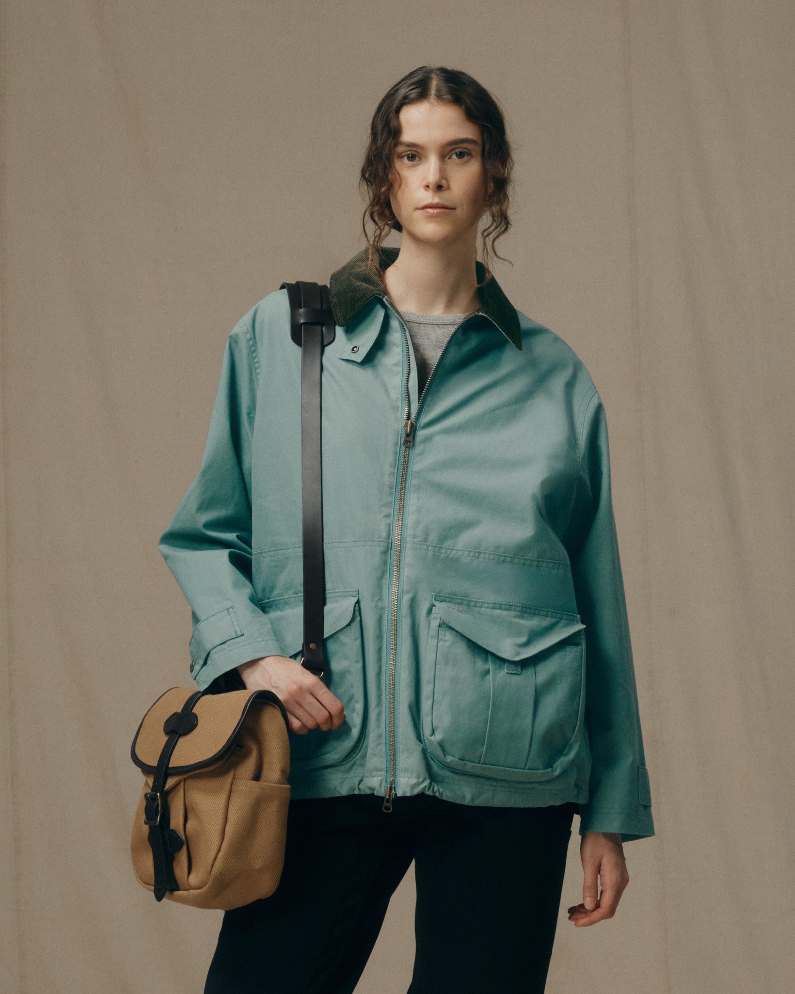 Women's Cover Cloth Raincoat - Balsam Green - Image 4