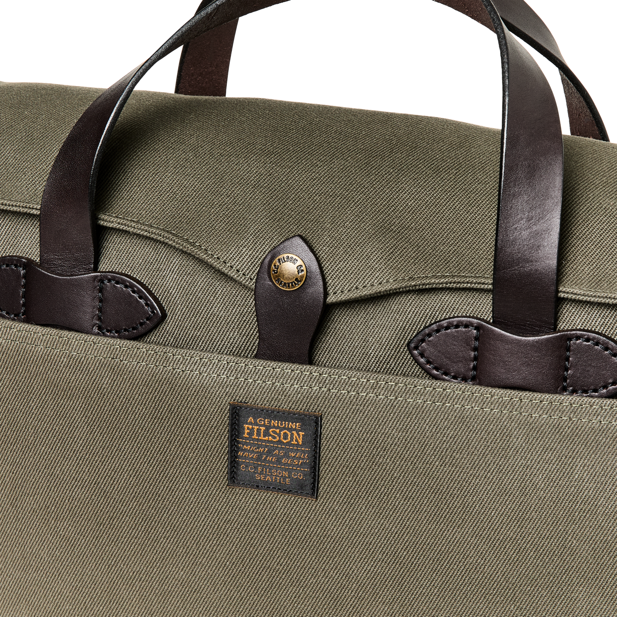 Rugged Twill Original Briefcase - Otter Green - Image 7
