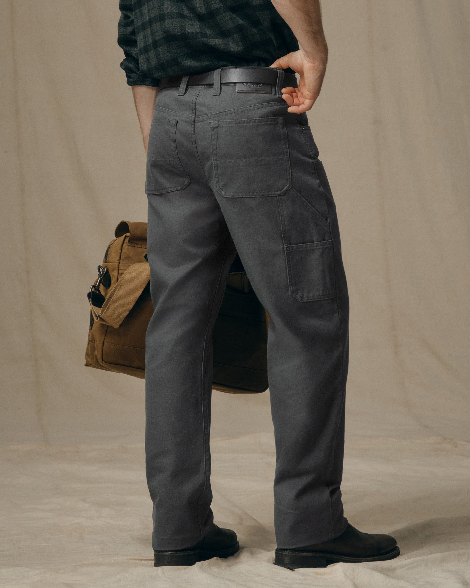 Dry Tin Double Front Pants - Raven - Image 2