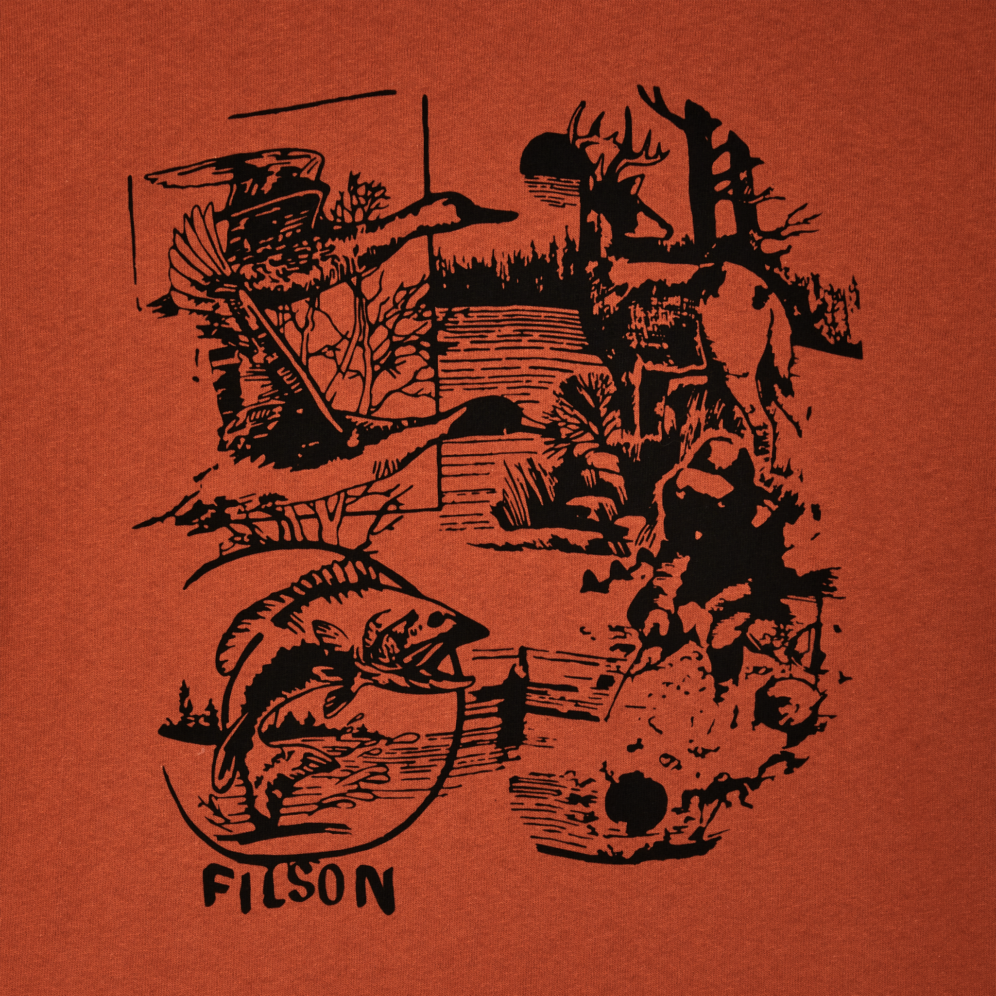 Pioneer Graphic T-shirt - Iron Rust / Well Fed - Image 3