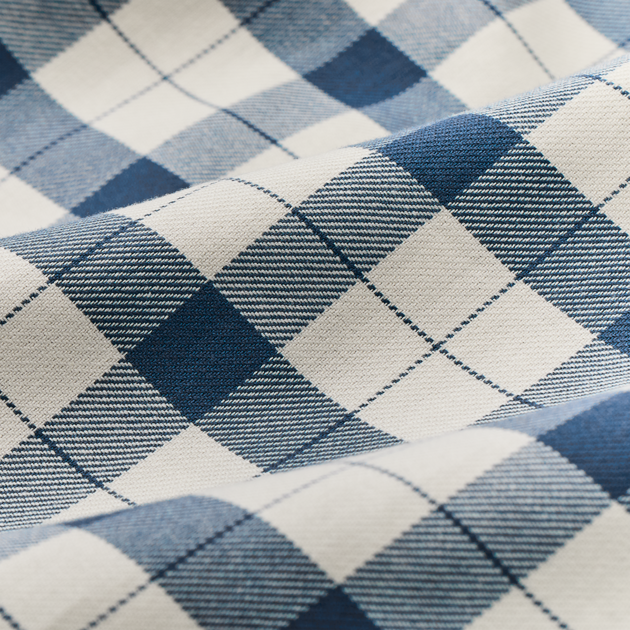 Women's Light Weight Alaskan Guide Shirt - Light Tan / Flag Blue Plaid - Image 5