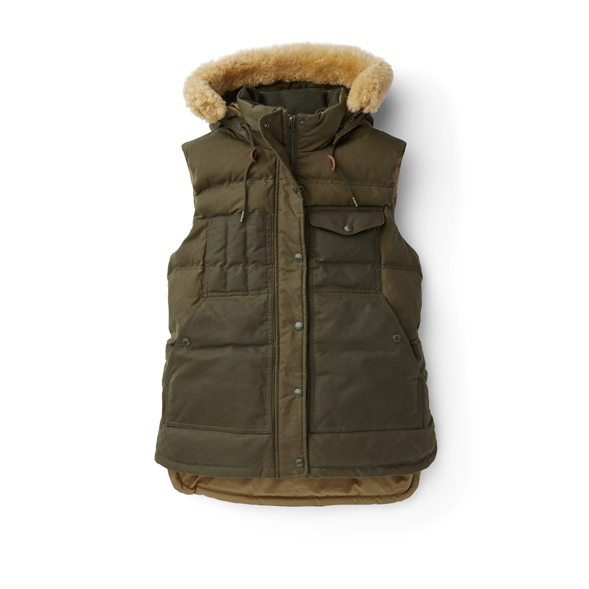Women's Down Cruiser Vest - Marsh Olive - Image 7