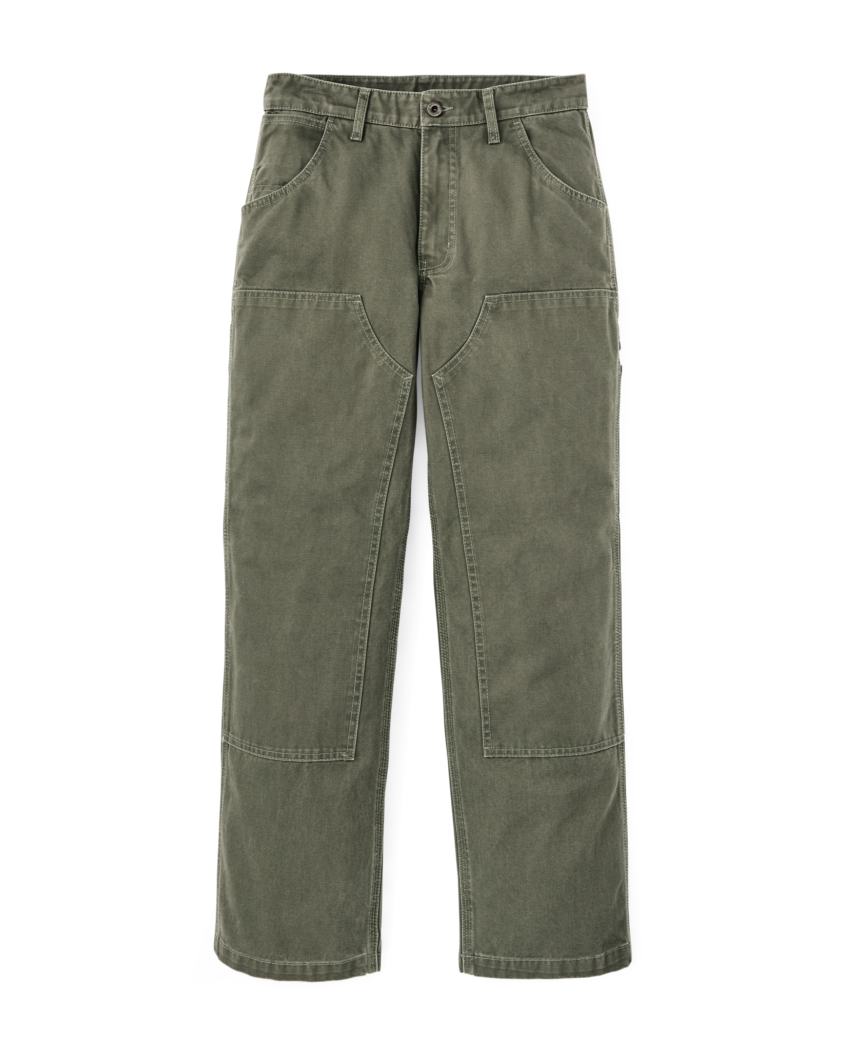 Women's Canvas Work Pants - Dark Olive