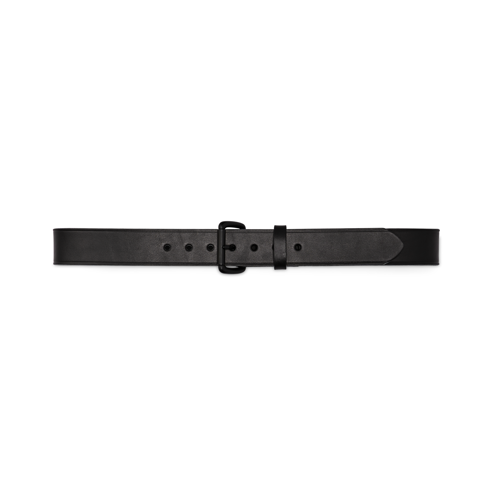 1.5" Bridle Leather Belt - Black - Image 2