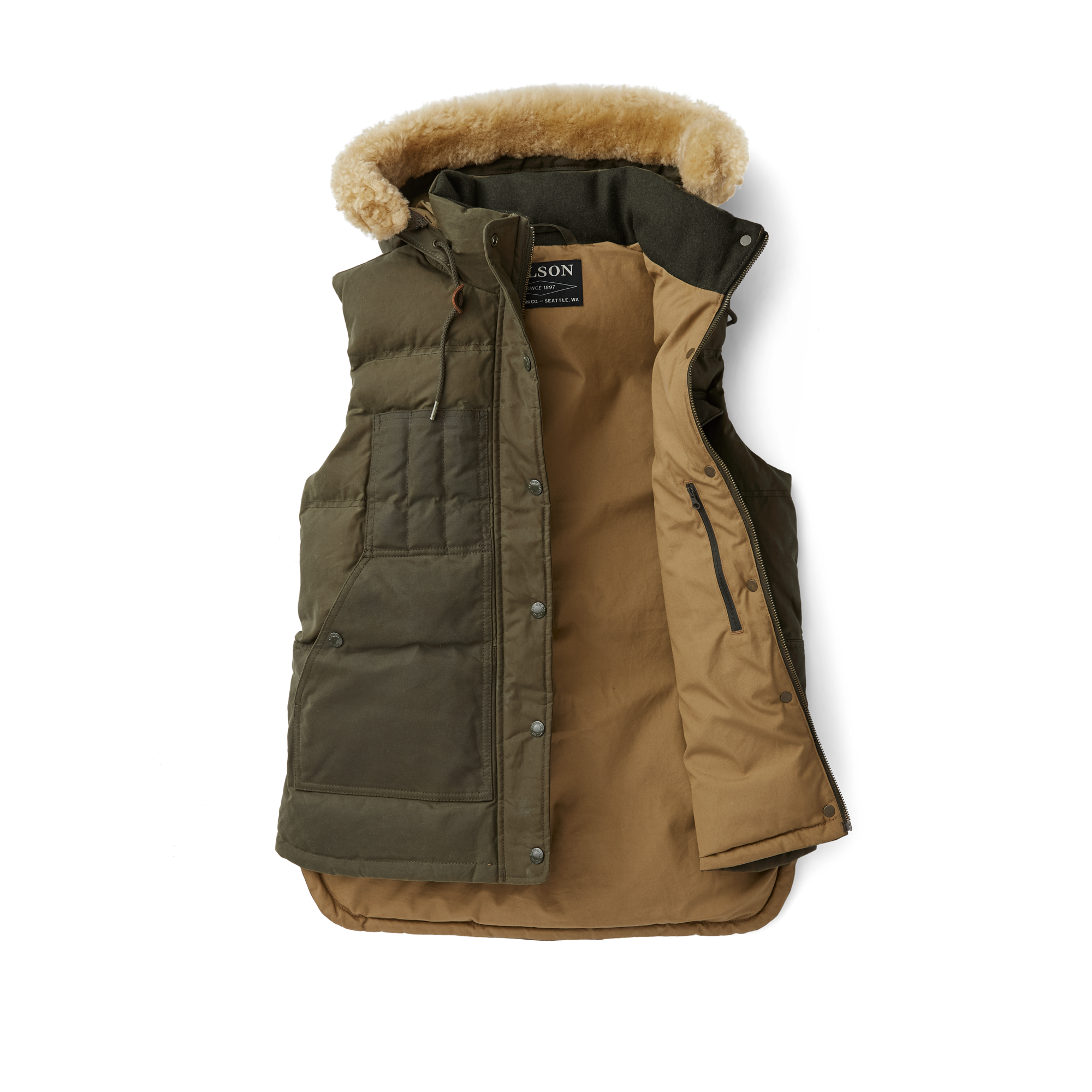 Women's Down Cruiser Vest - Marsh Olive - Image 2
