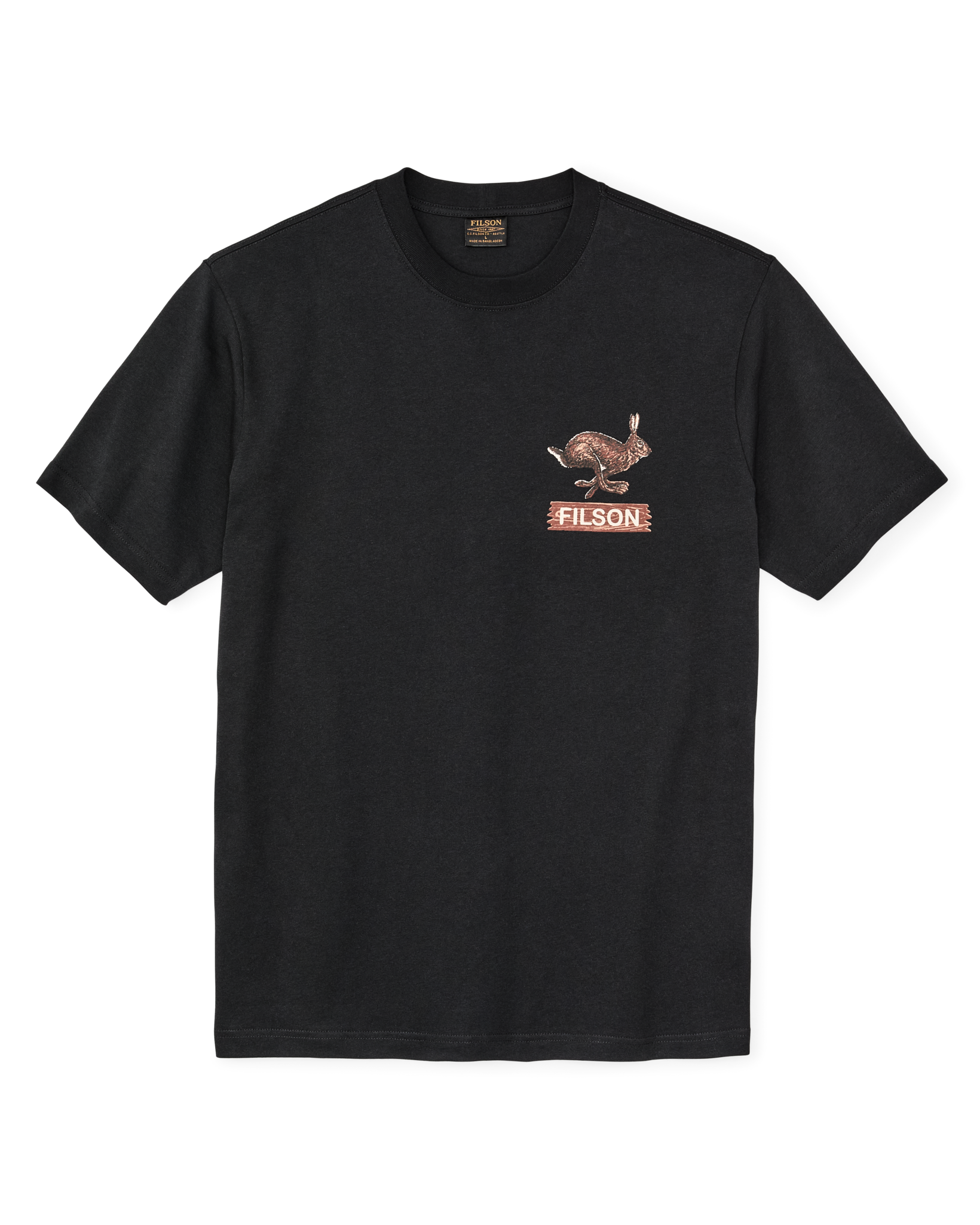 Hare Chase Graphic T-shirt - Black / Hare Chase