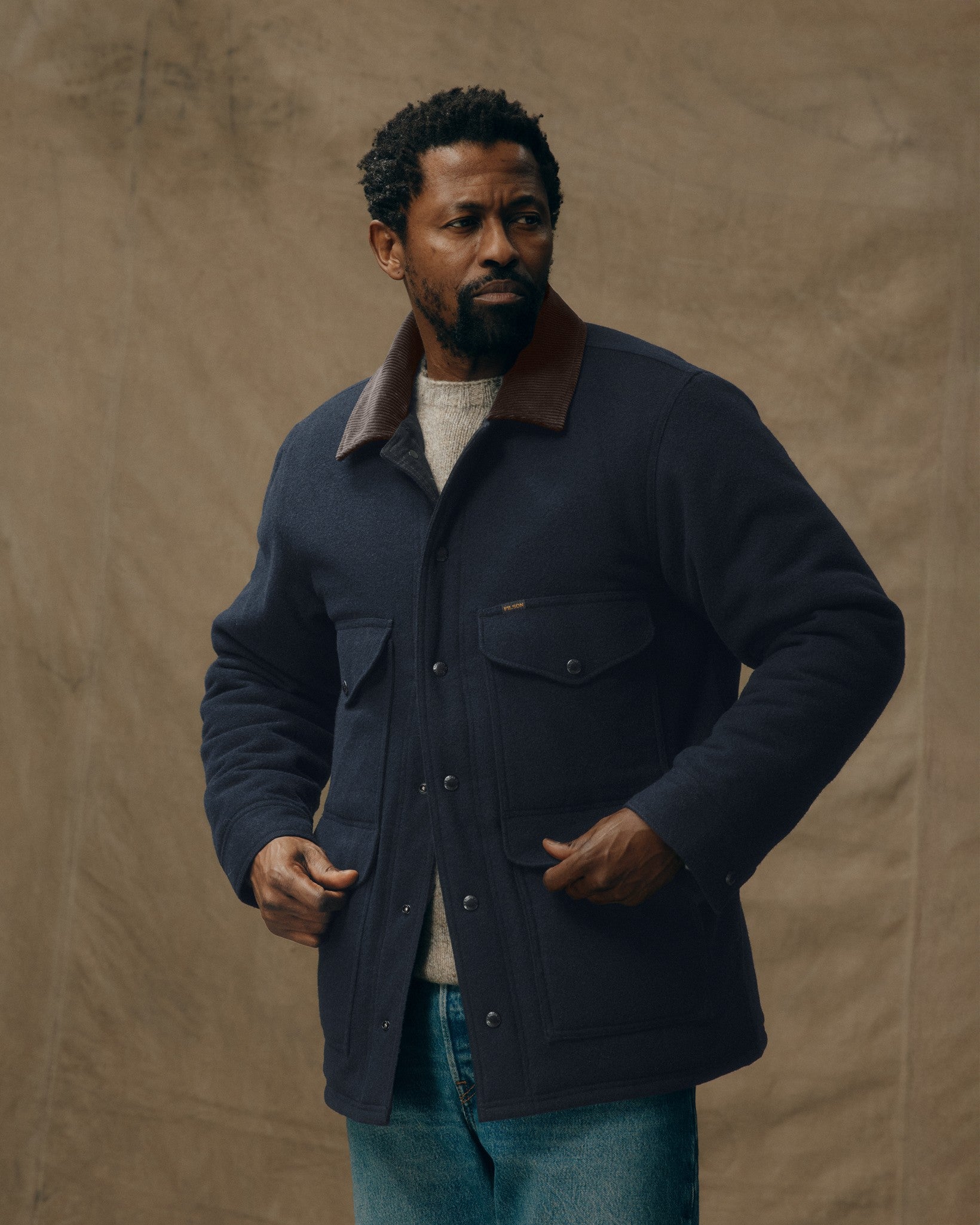 Spokane Insulated Cruiser Jacket - Navy - Image 3