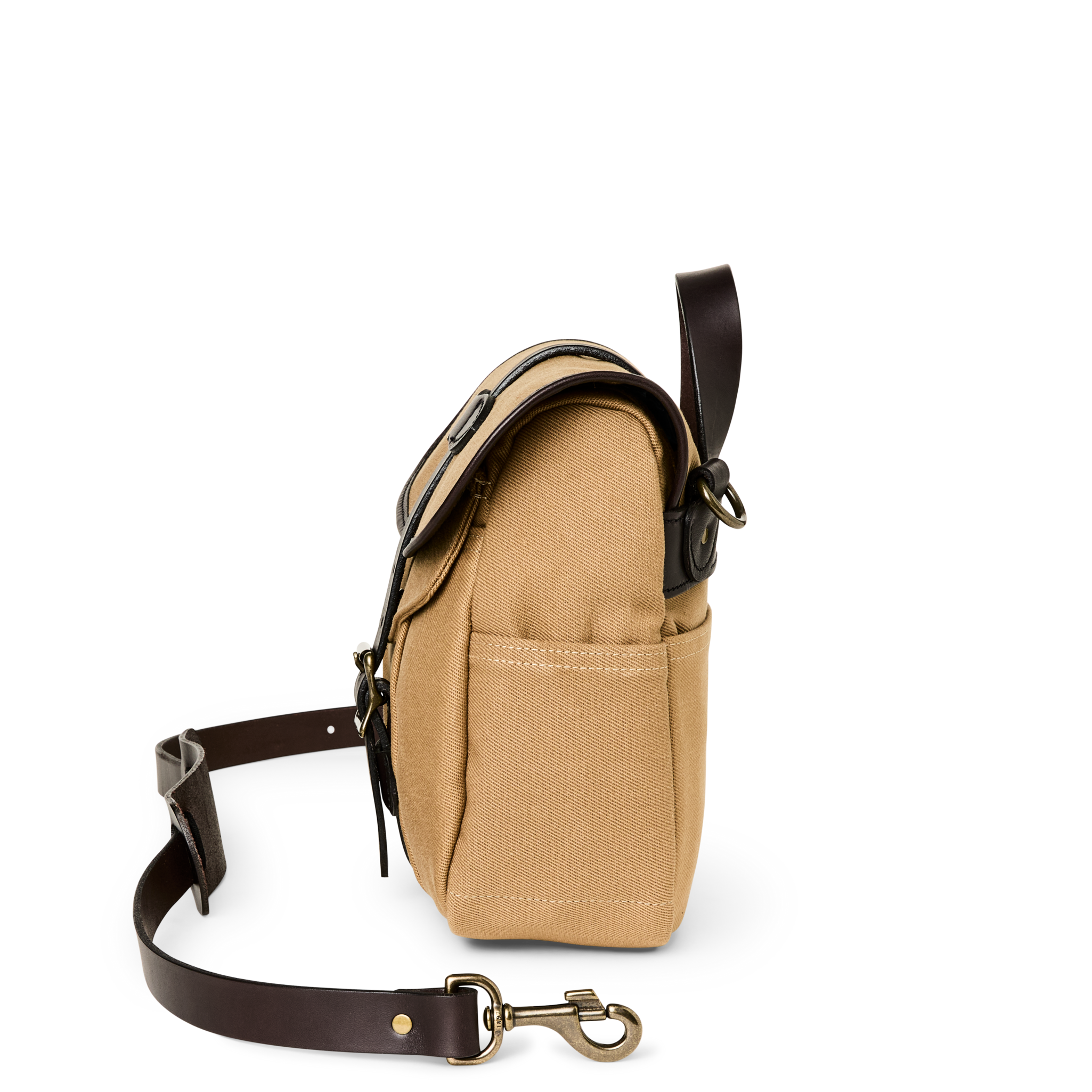 Small Rugged Twill Field Bag - Tan - Image 6