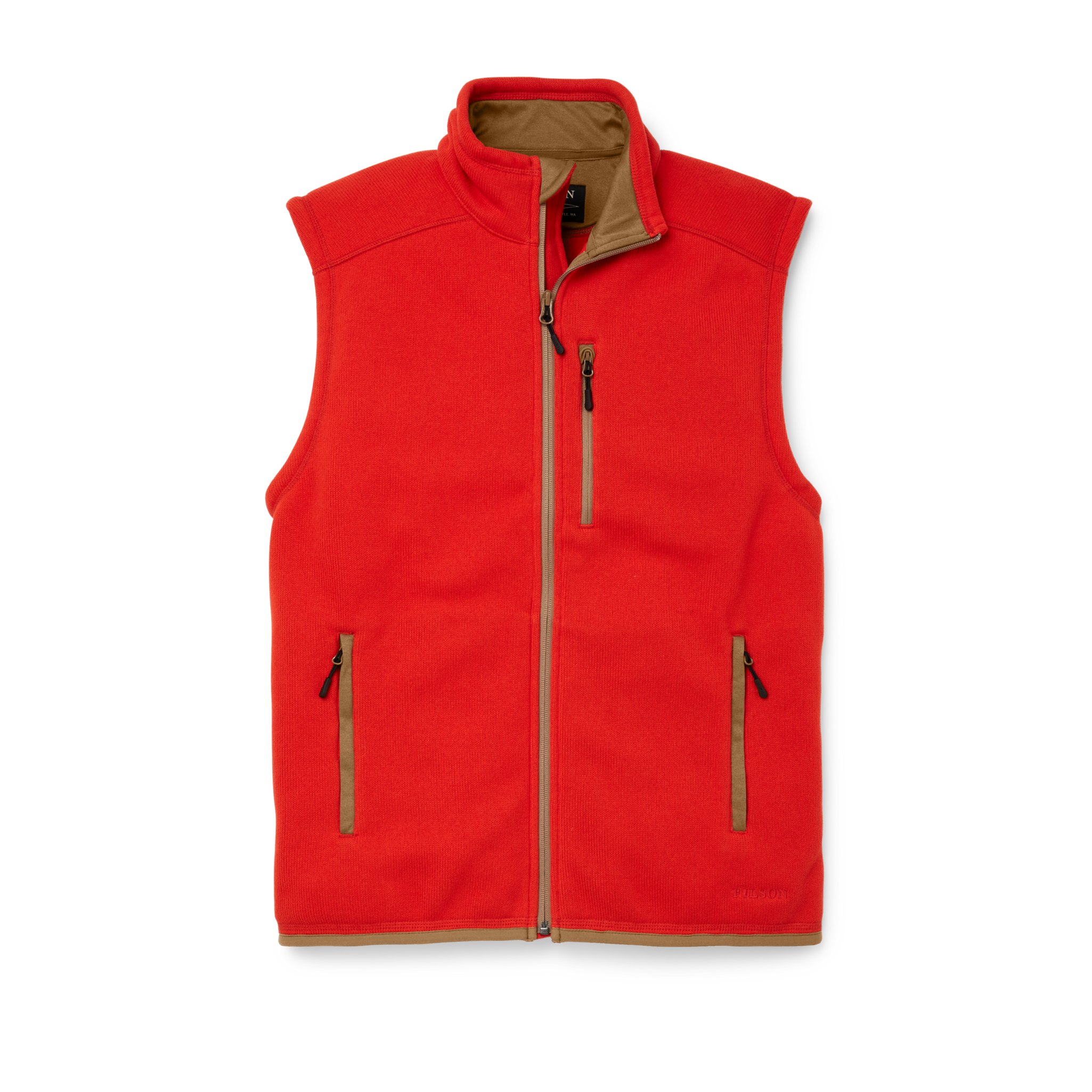 Ridgeway Fleece Vest - Steelhead Red
