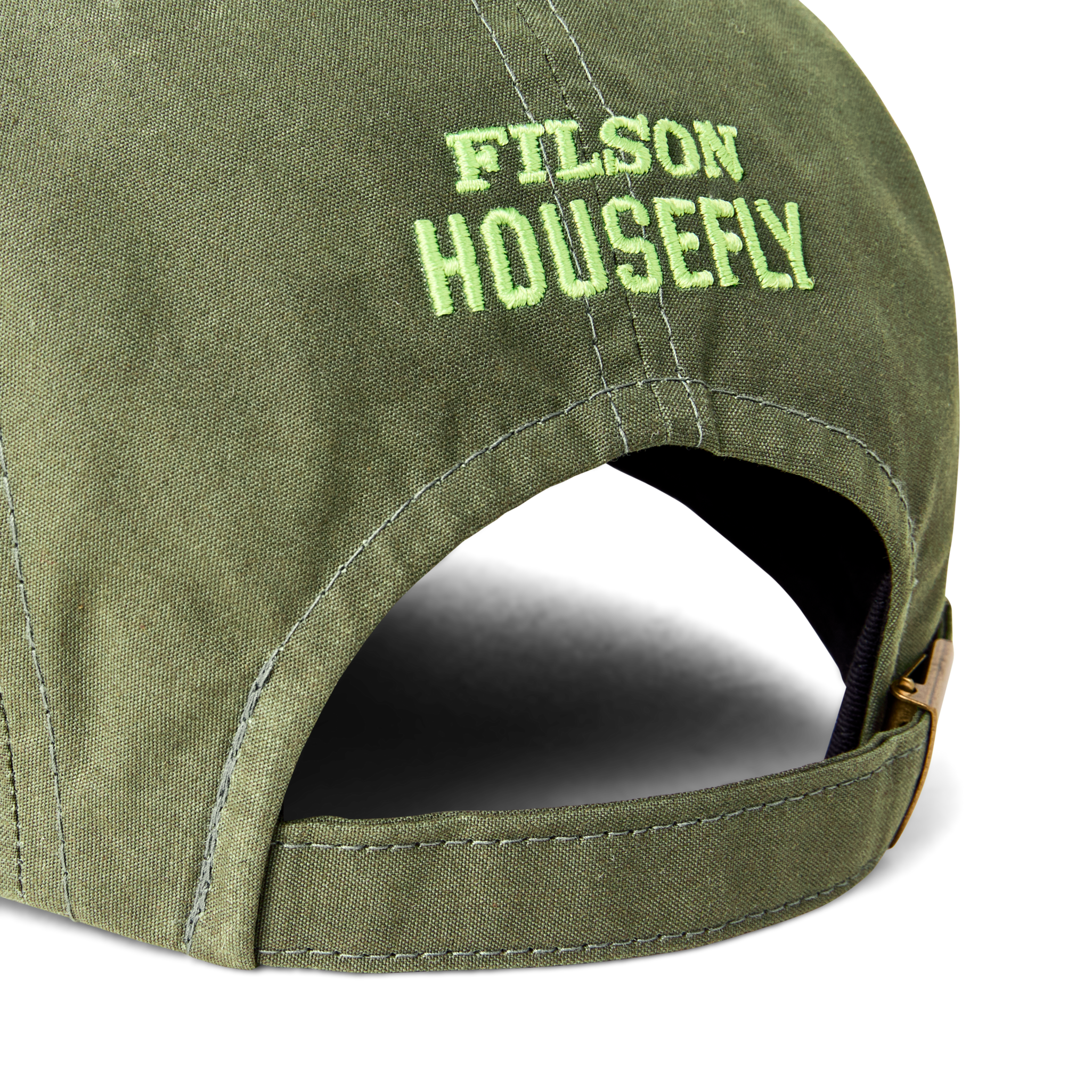 Filson X Housefly Ranger Duckbill Cap - Otter Green - Image 4