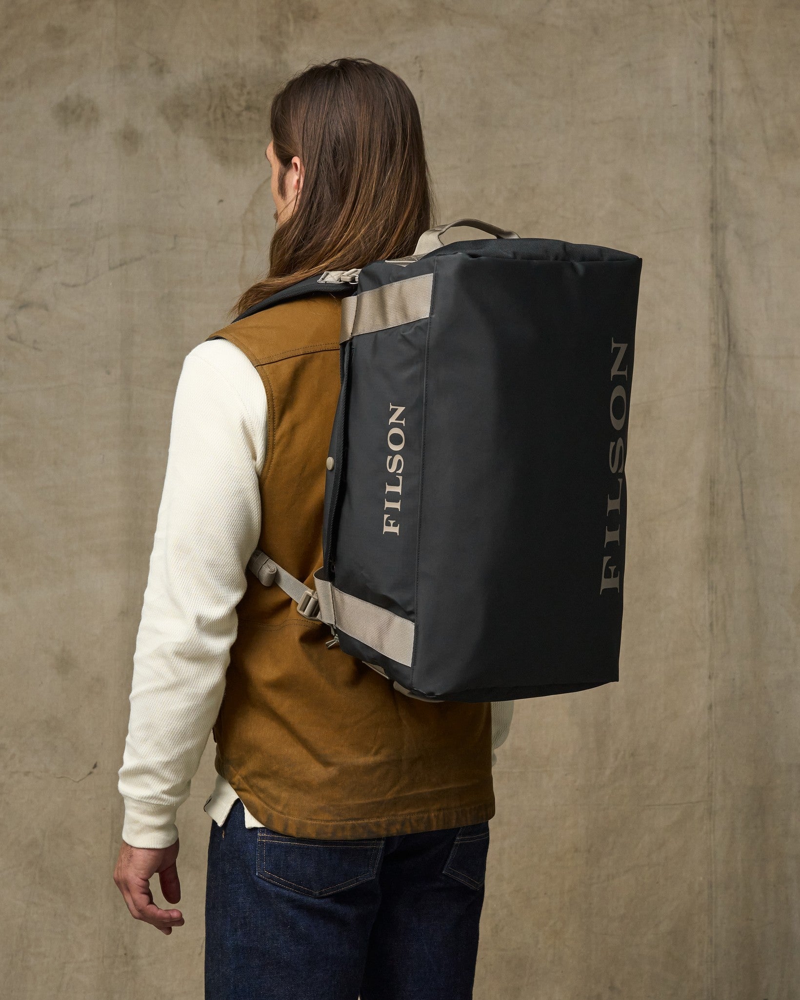 All-weather 40l Duffle - Black / Covert - Image 4