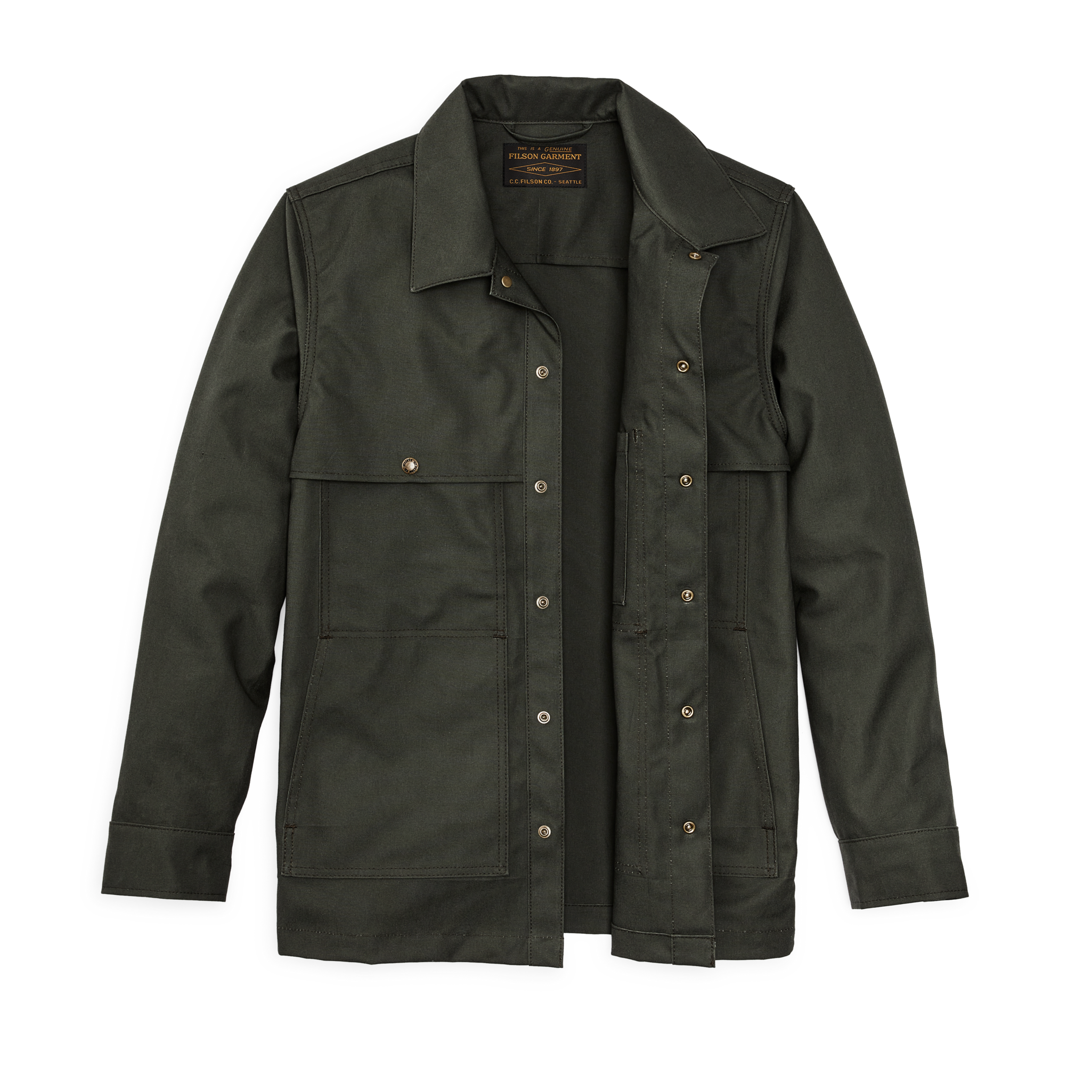 Dry Tin Cloth Jac-shirt - Otter Green - Image 2