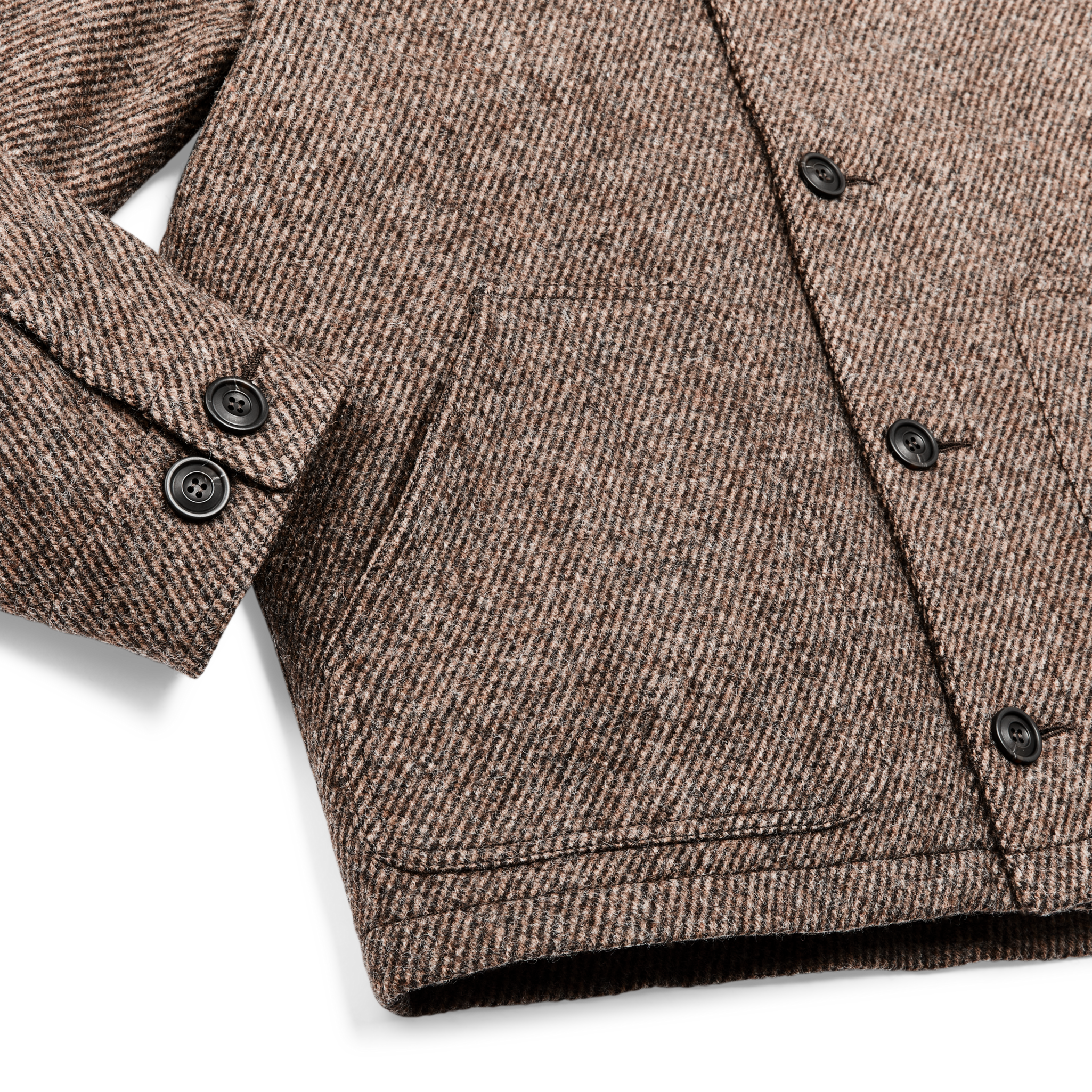 Decatur Island Wool Jacket - Natural Brown - Image 5