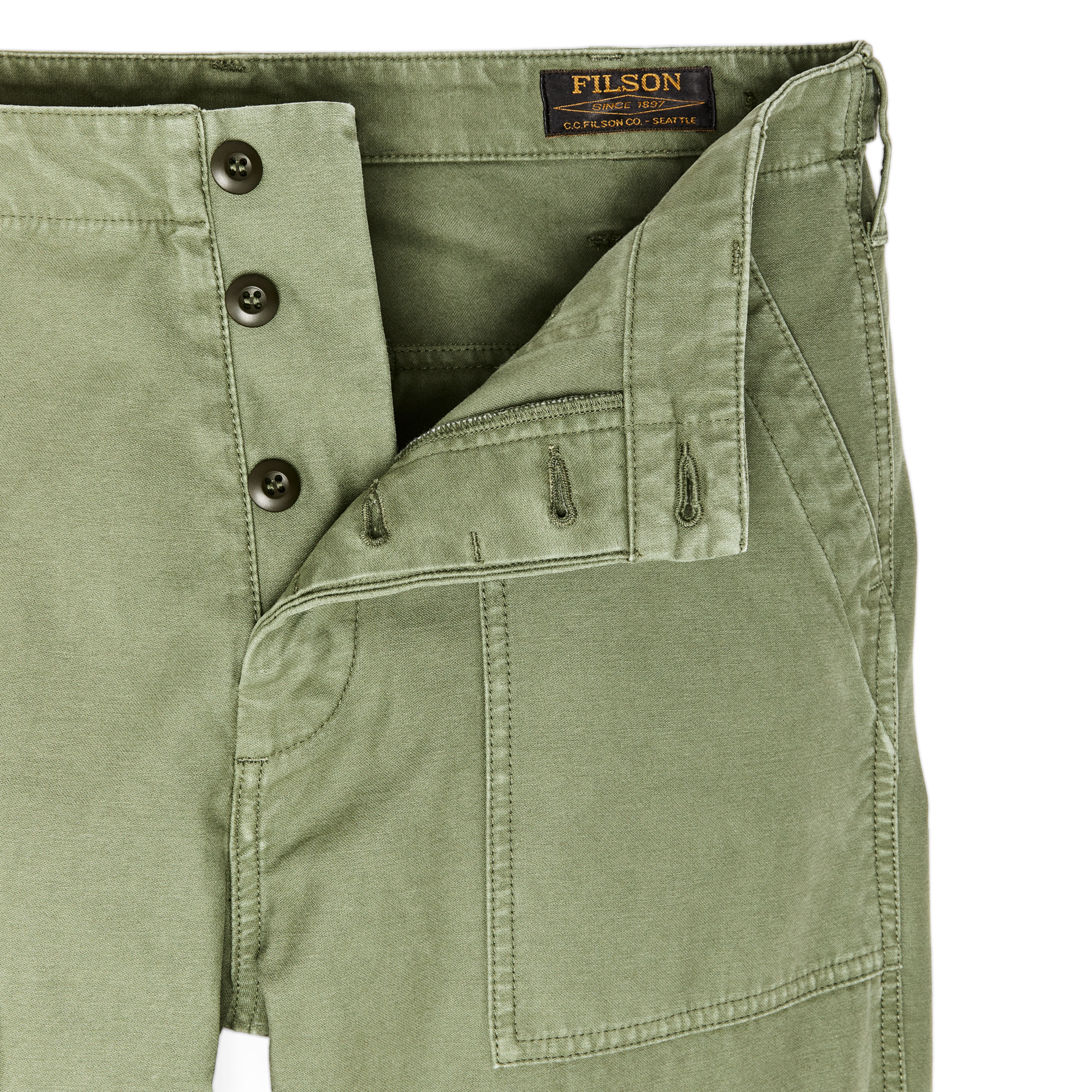 Field Supply Pants - Washed Fatigue Green - Image 4