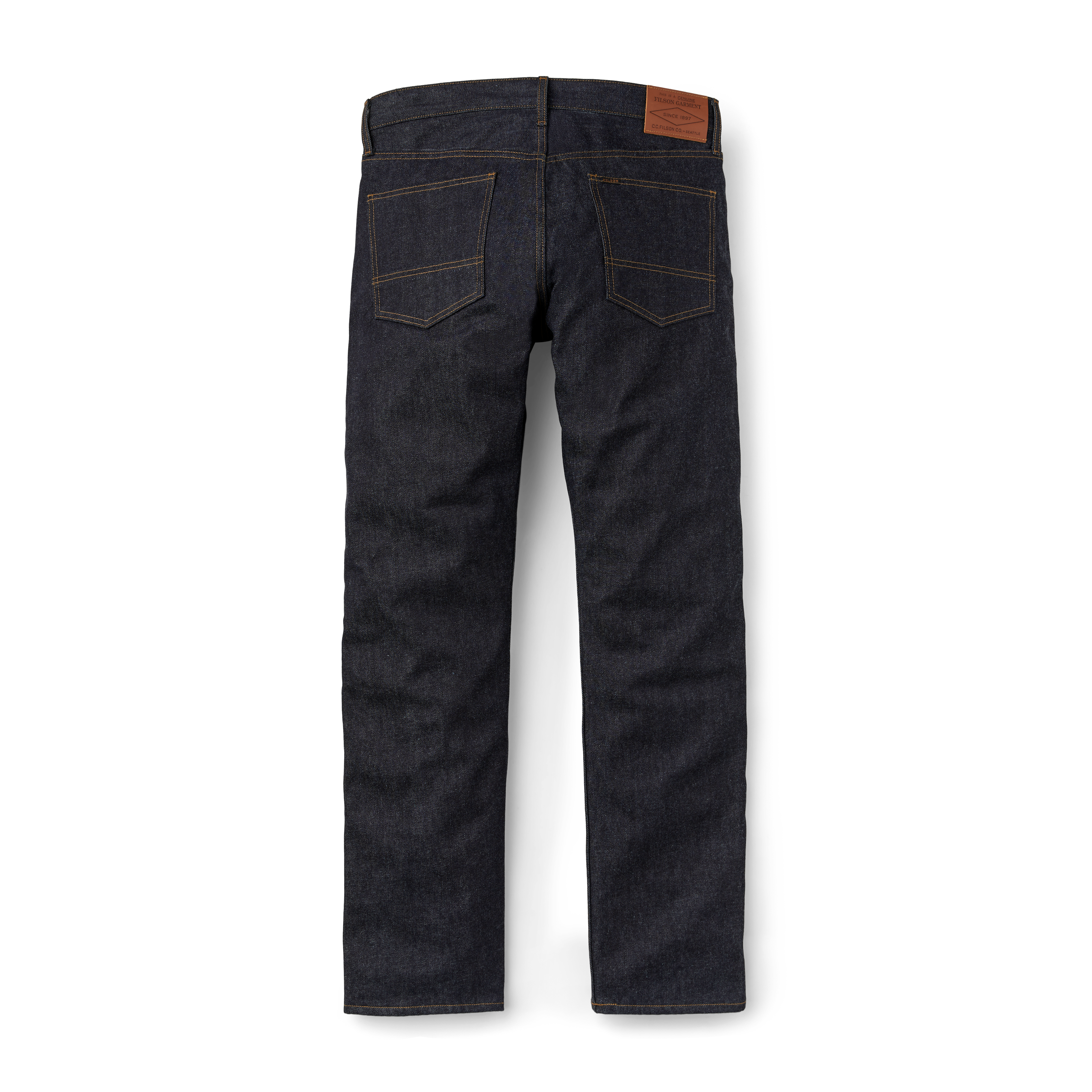 Rail-splitter Lined Jeans - Raw Indigo / Red Black - Image 2