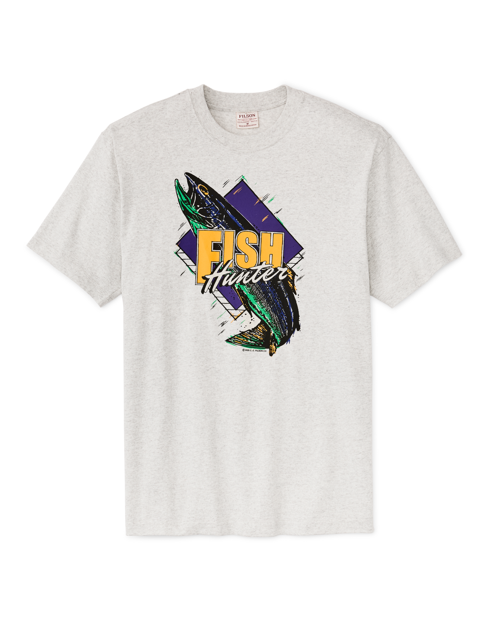 Frontier Graphic T-shirt - Light Heather Gray / Hunter