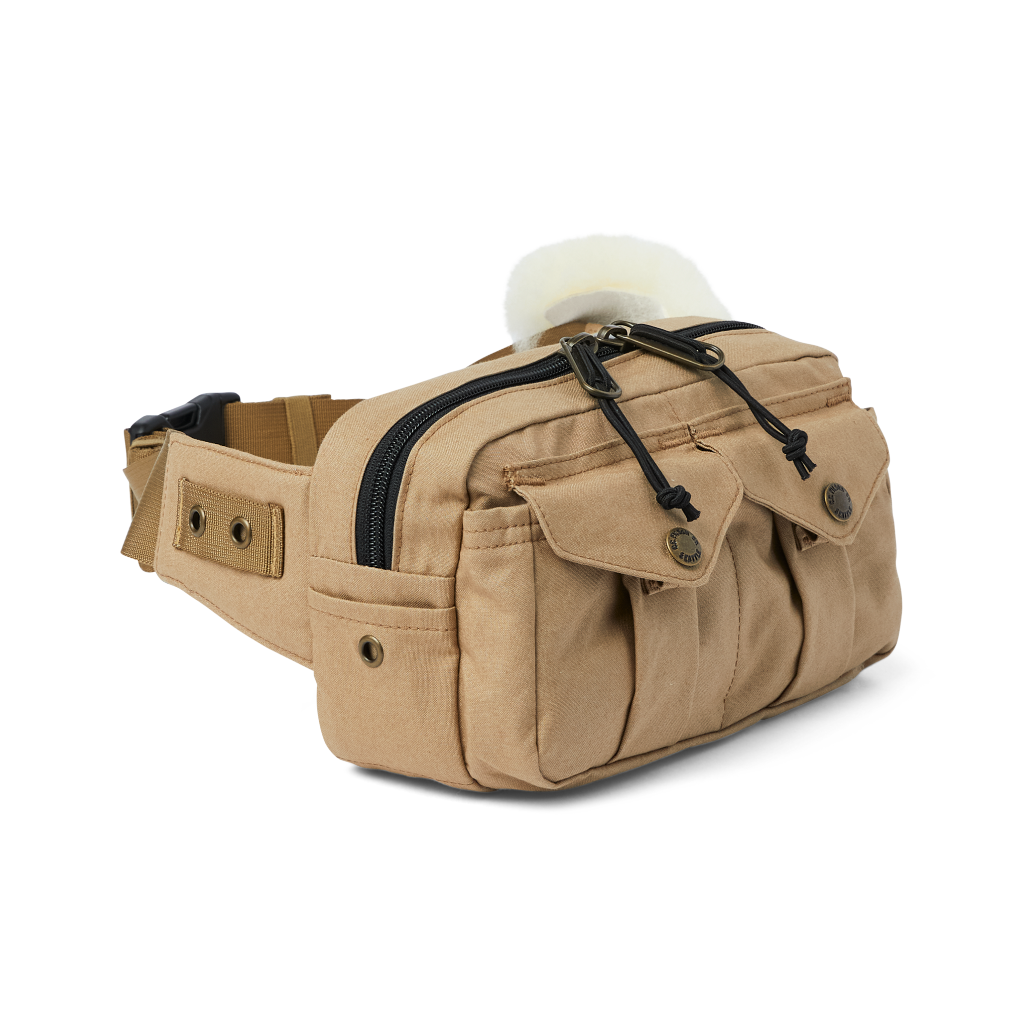 Compact Fishing Waist Pack - Dark Tan - Image 4