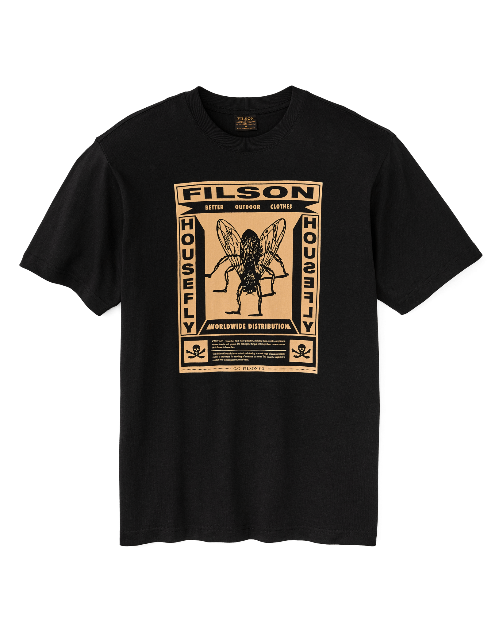 Filson X Housefly Frontier Graphic T-shirt - Black / Worldwide