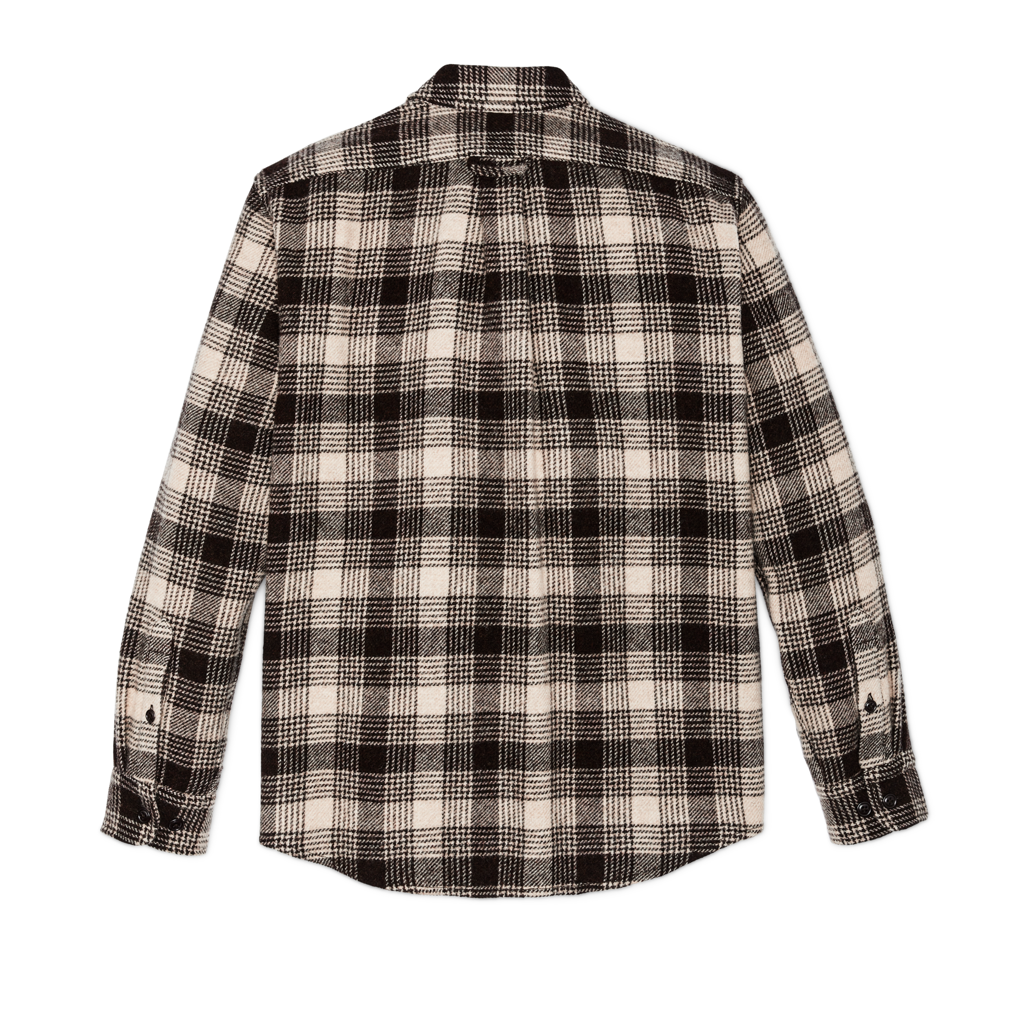 Northwest Wool Shirt - Cream / Brown Plaid - Image 2