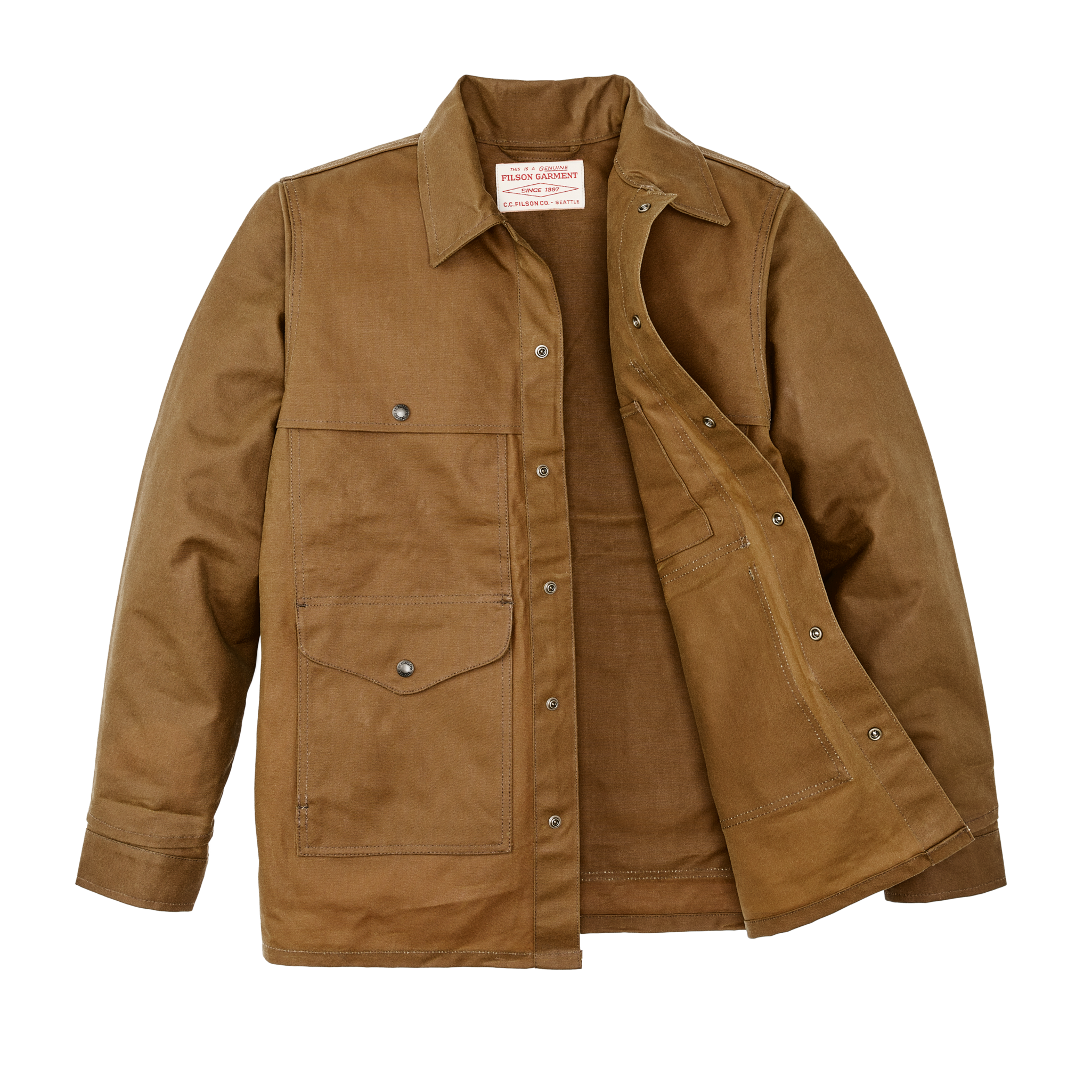 Tin Cloth Cruiser Jacket - Dark Tan - Image 3