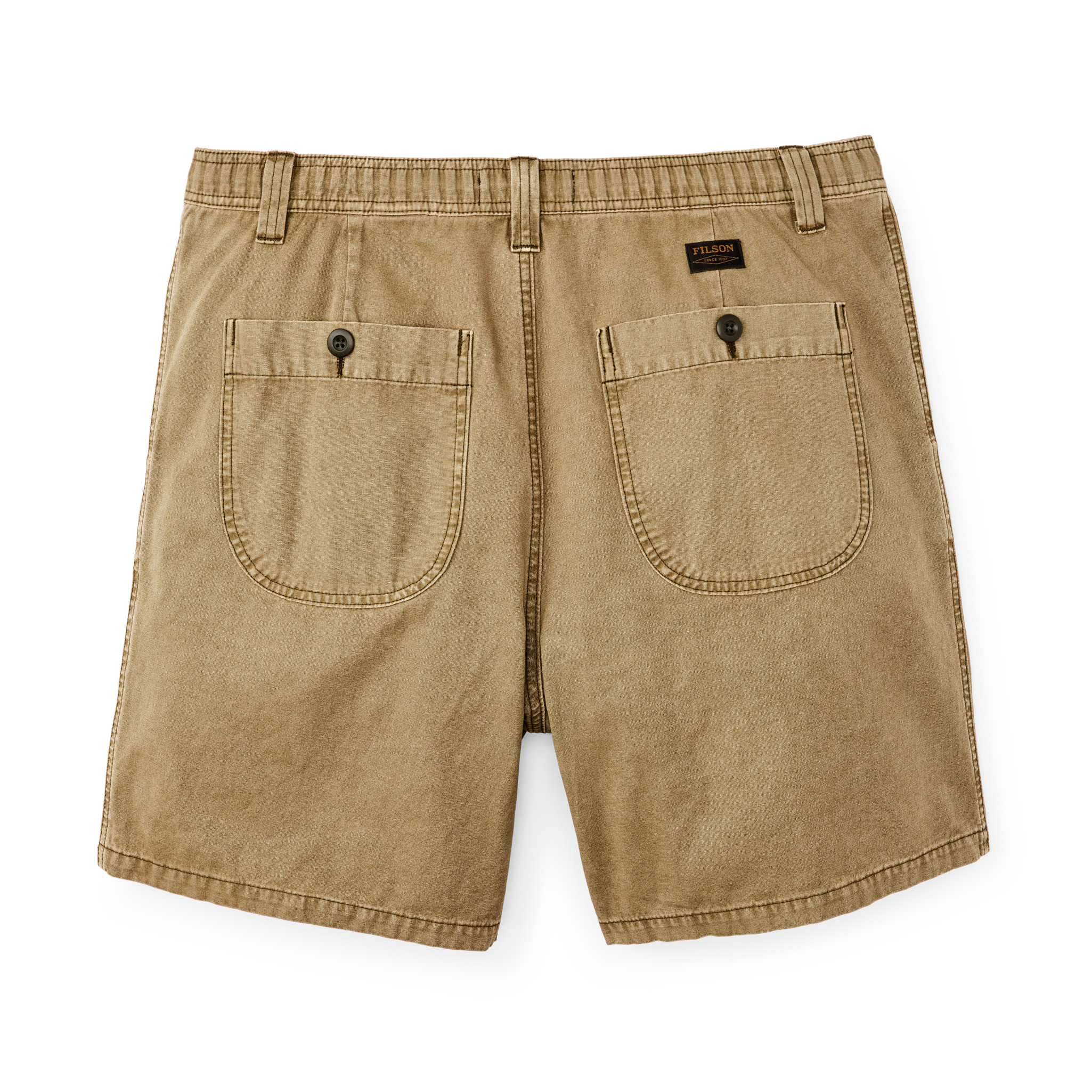 Oakville Canvas Shorts - Slate Olive - Image 2