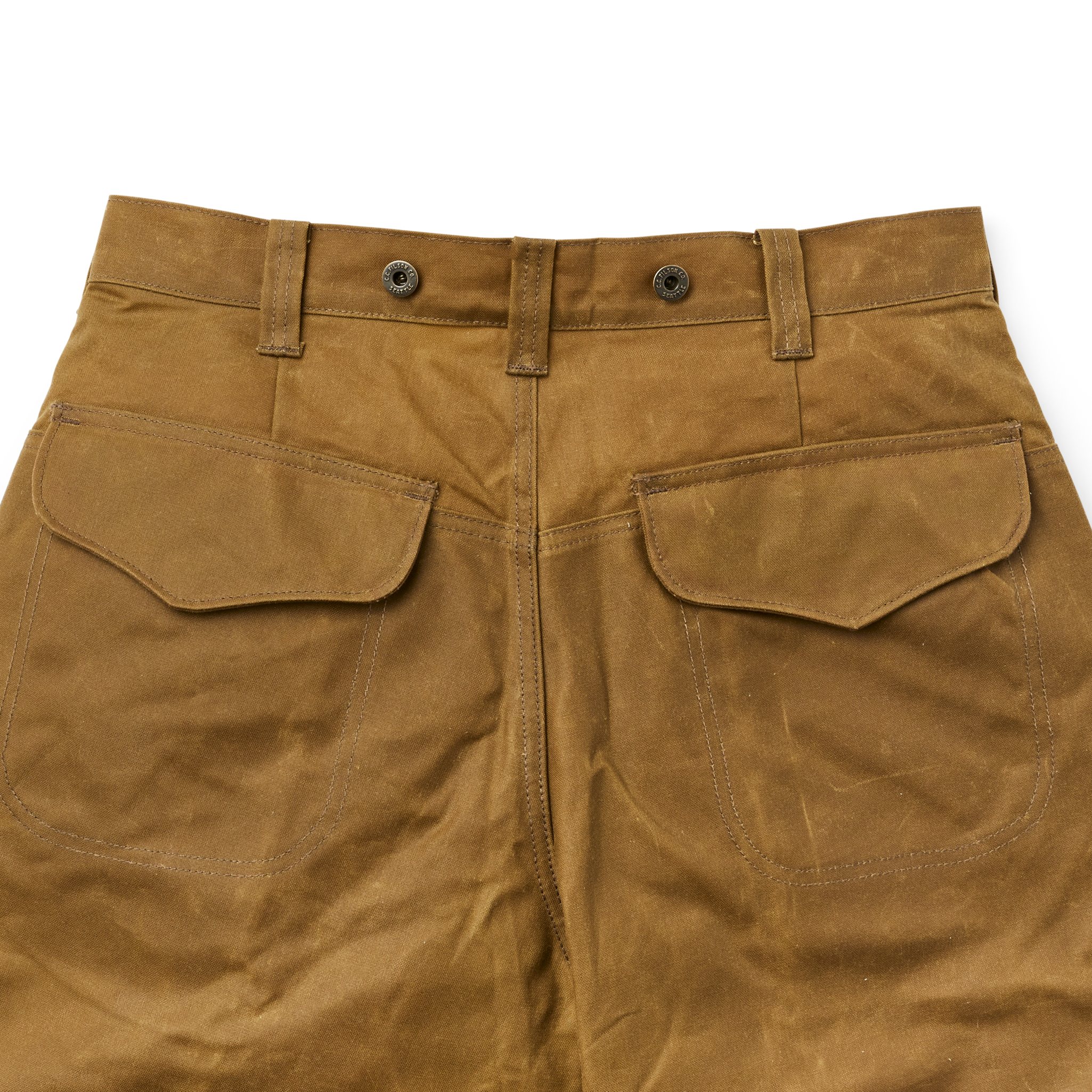 Oil Finish Double Tin Cloth Pants - Dark Tan - Image 9