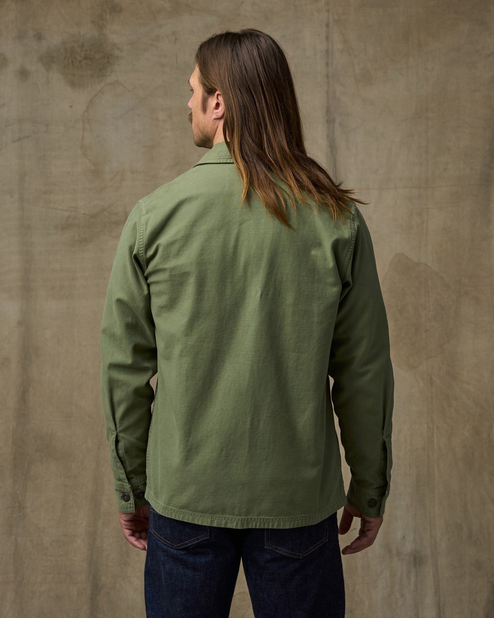 Field Jac-shirt - Washed Fatigue Green - Image 7