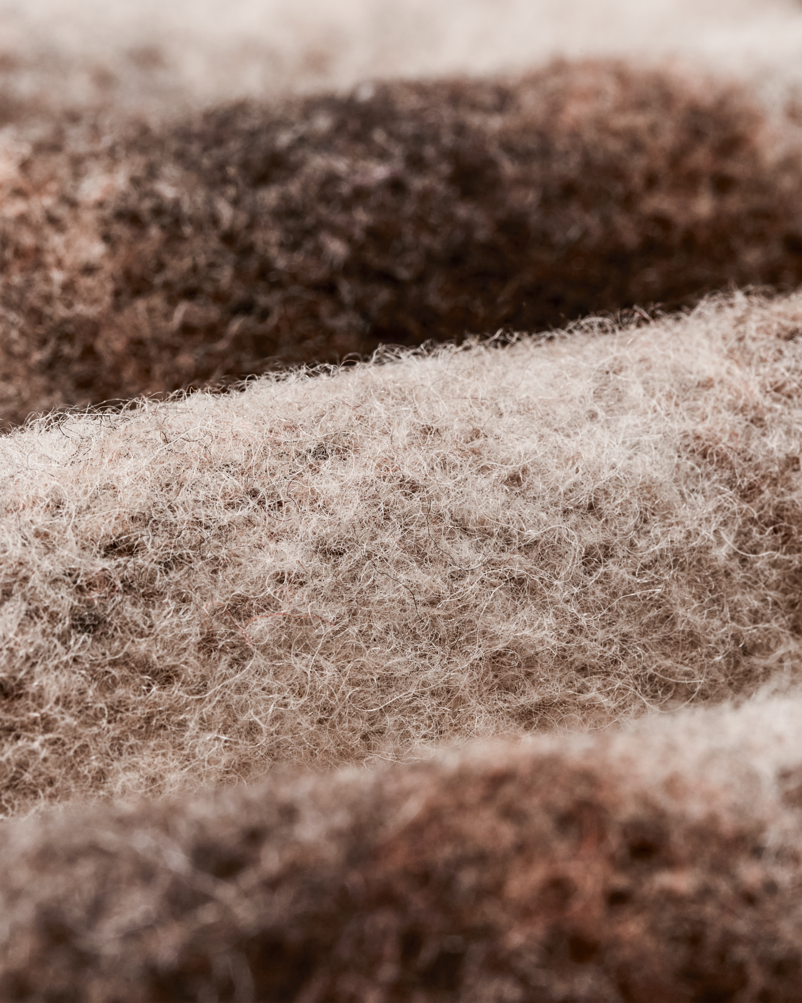 Women's Kodiak Shawl Collar Coat - Cream / Brown Shadow Plaid - Image 10