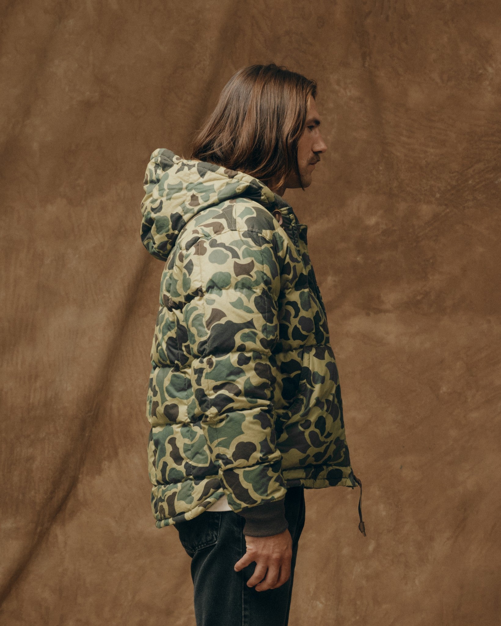 Waxed Down Jacket - Tundra Shrub Camo - Image 3