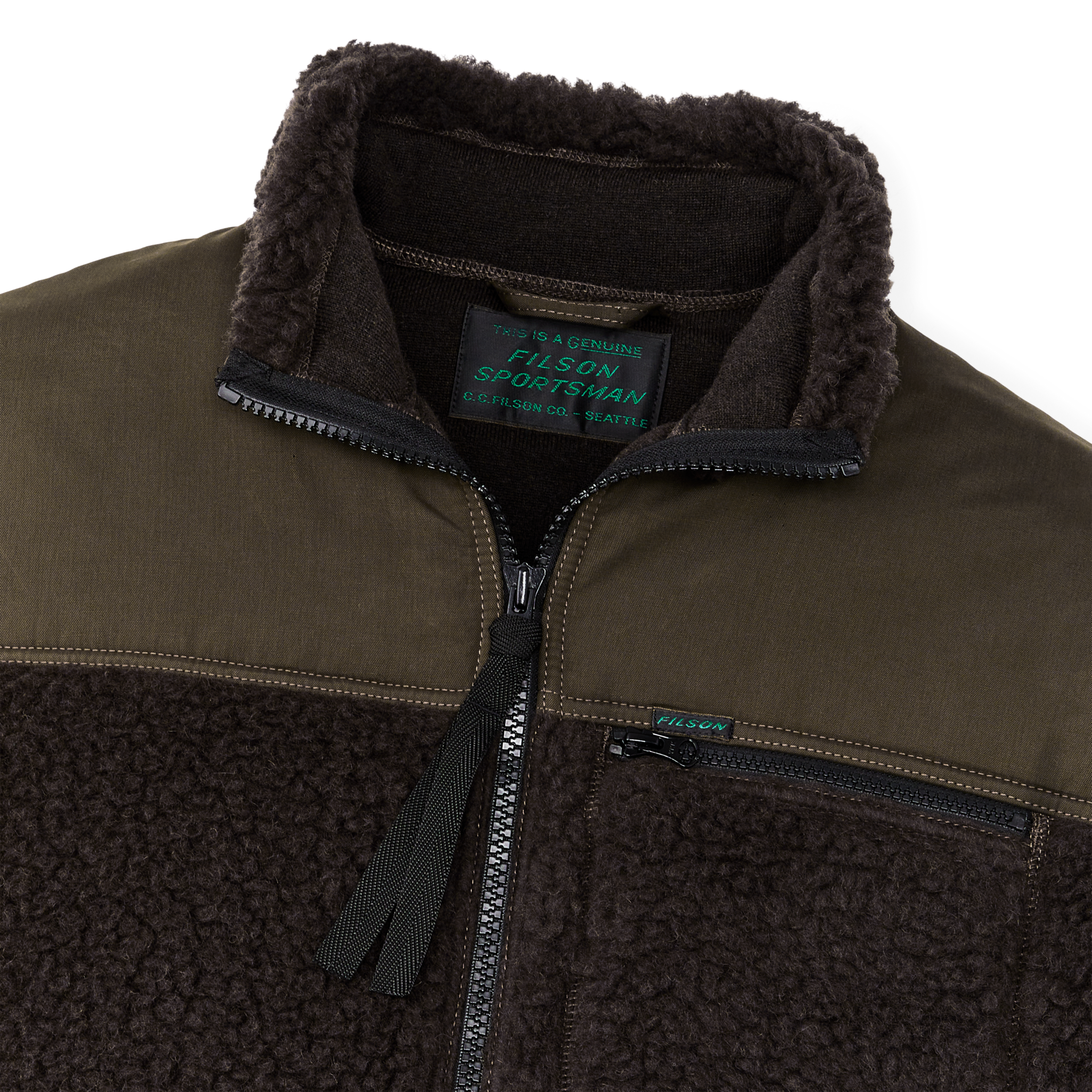 Sprague Sherpa Fleece Jacket - Root - Image 4