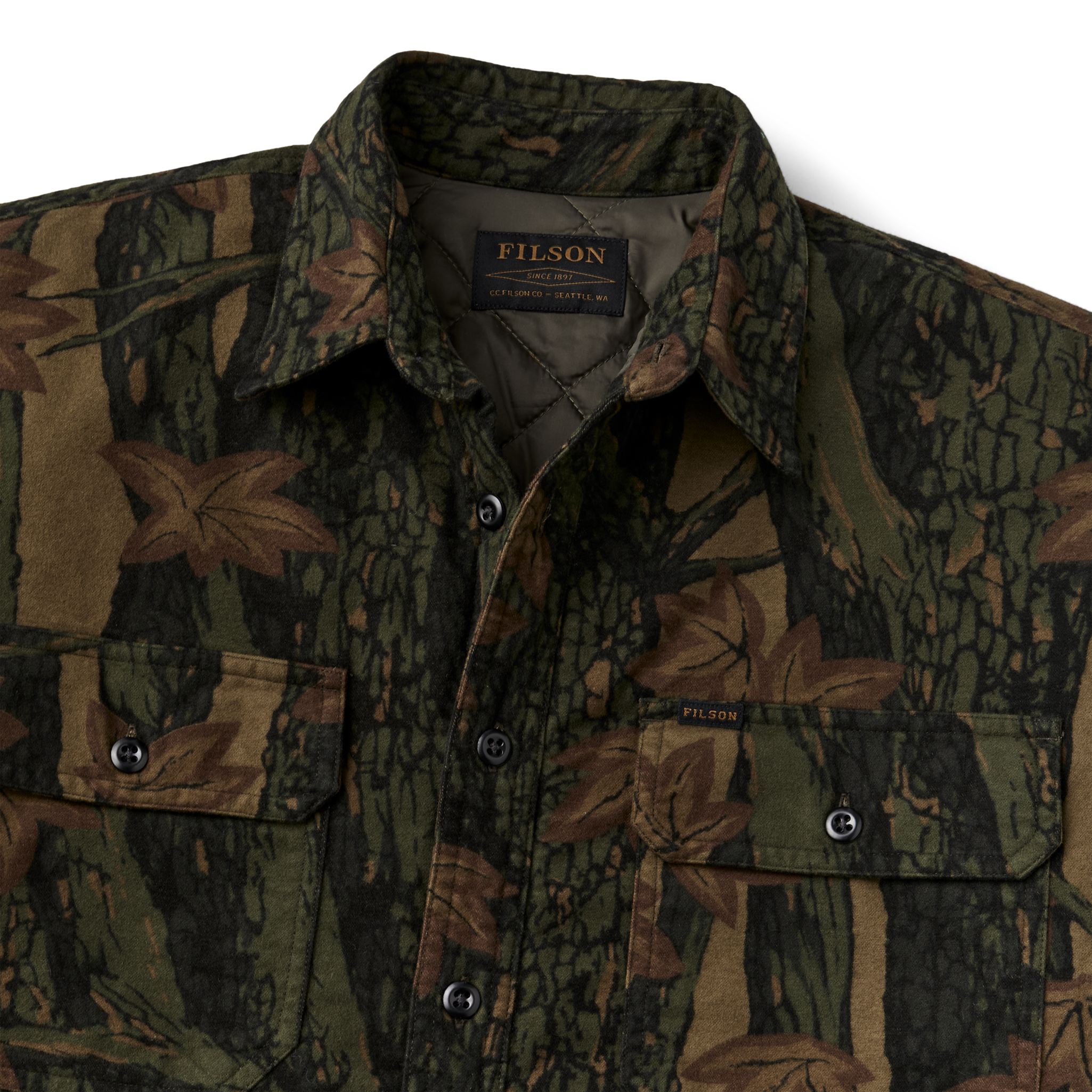 Insulated Field Flannel Shirt - Maple Bark Camo - Image 4