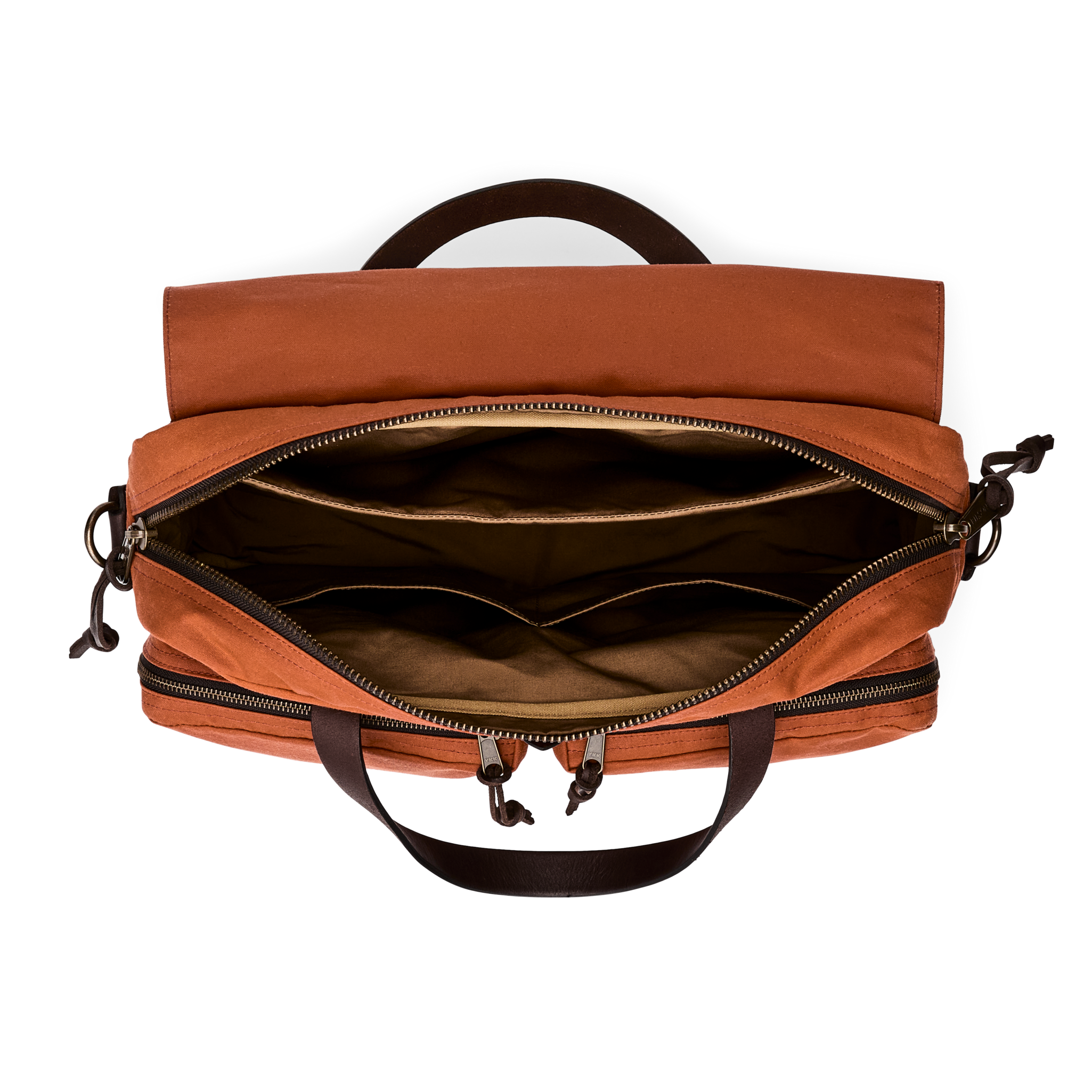 24 Hour Tin Cloth Briefcase - Rust - Image 4