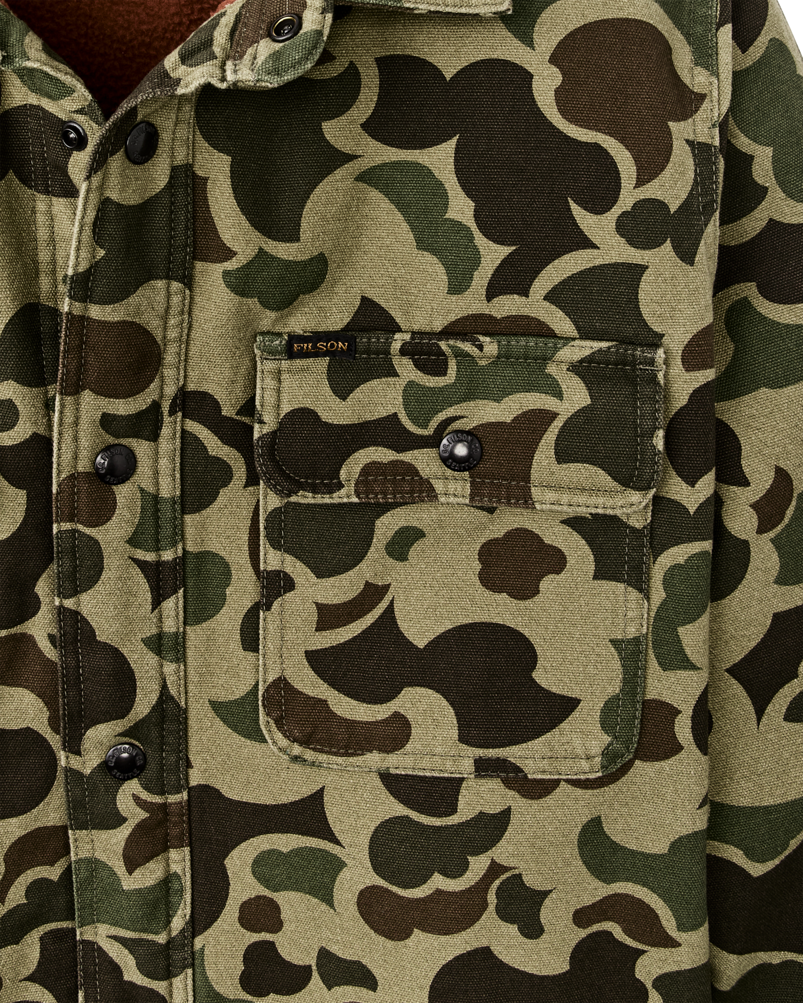 Fleece Lined Jac-shirt - Tundra Shrub Camo - Image 4