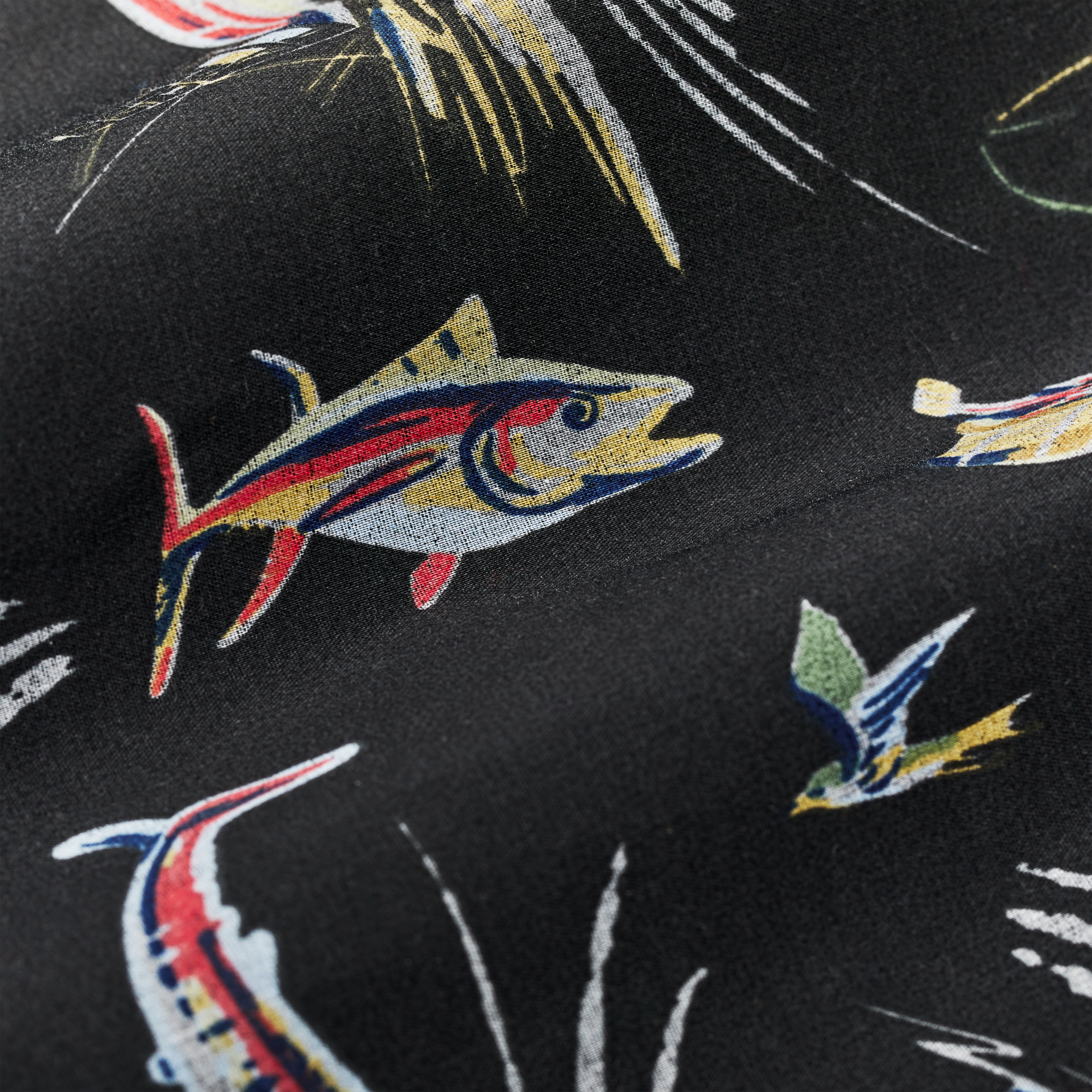 Twin Lakes Short Sleeve Sport Shirt - Offshore Catch Print - Image 7