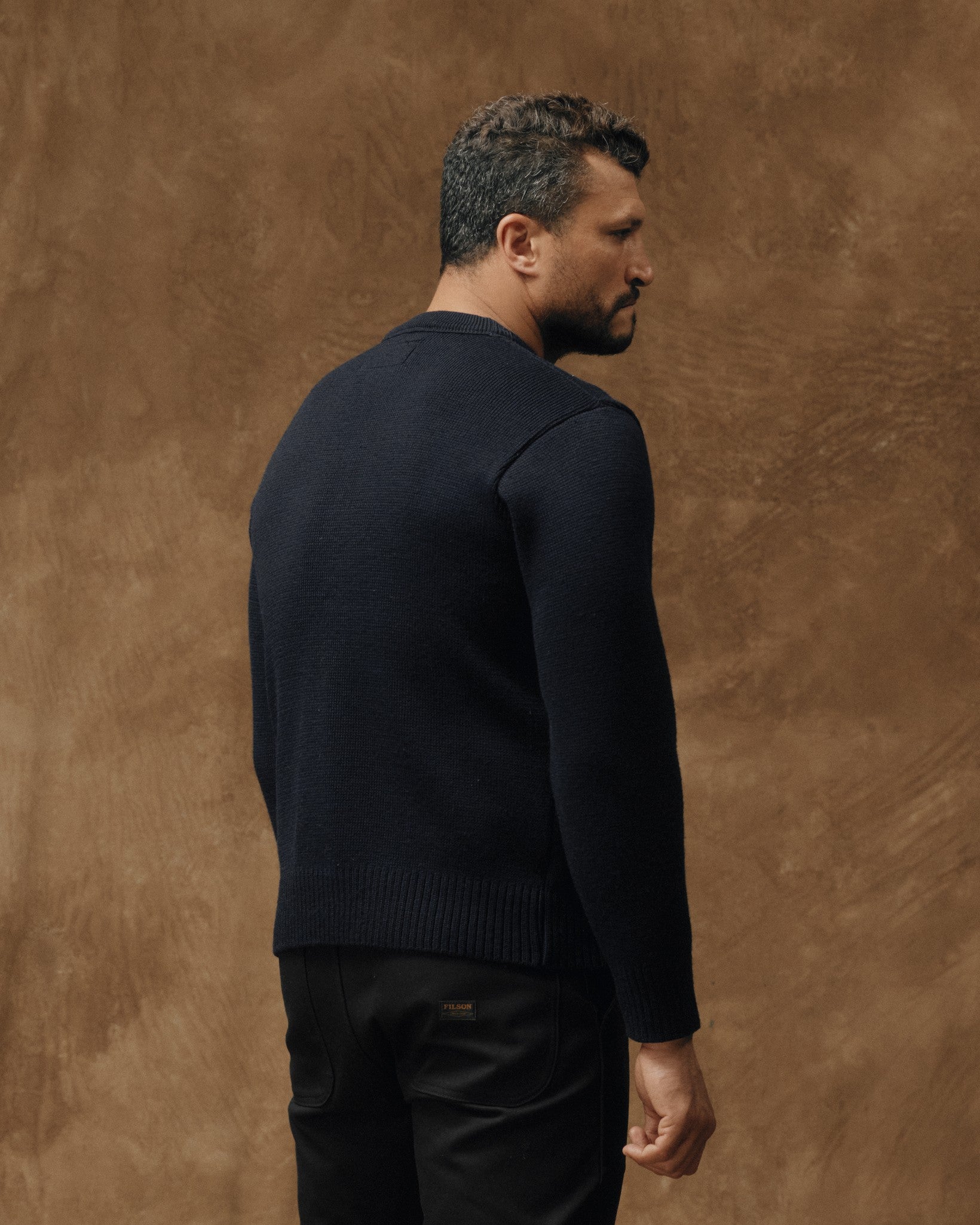 Crewneck Guide Sweater - Dark Navy - Image 2