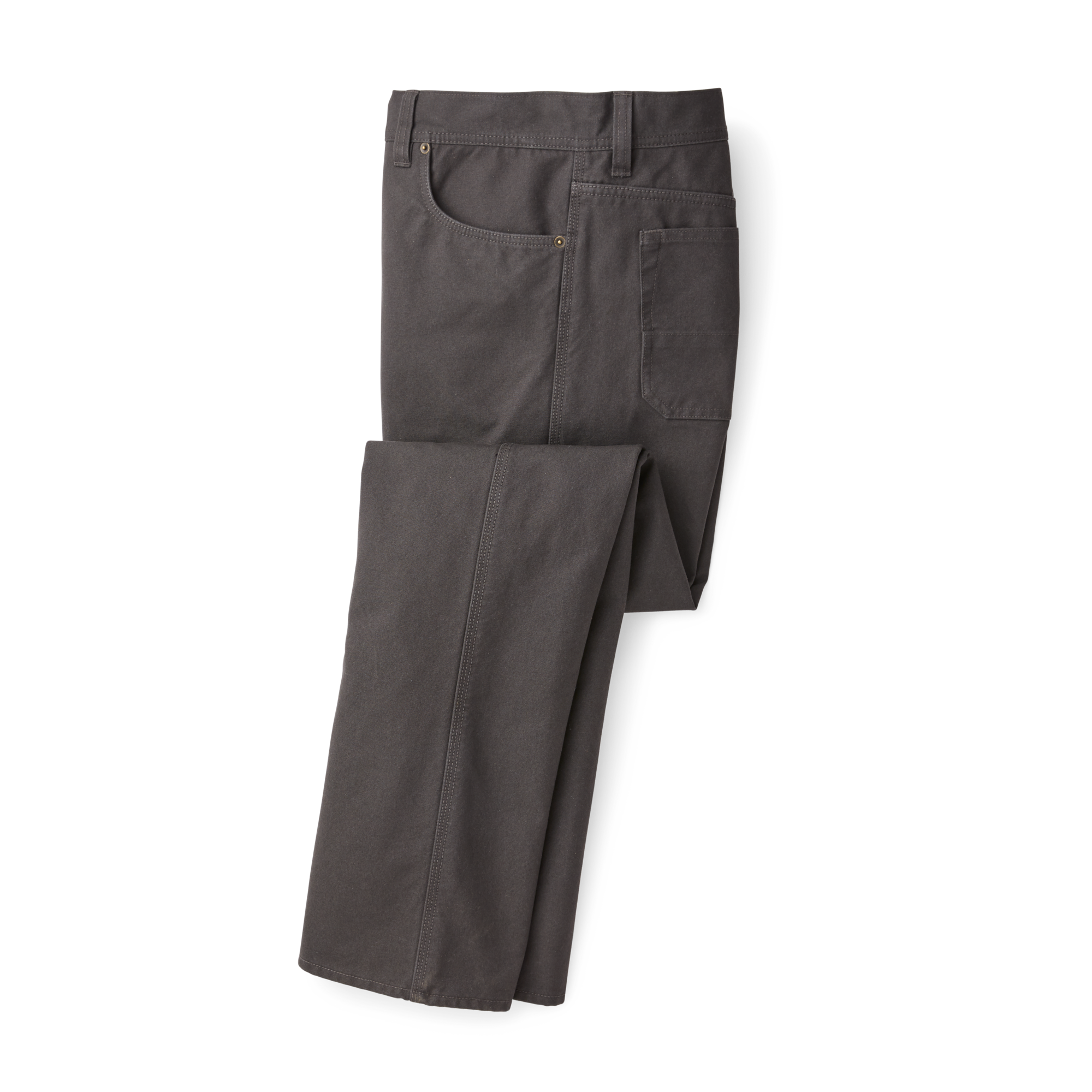 Flannel-lined Dry Tin Cloth Pants - Raven W/charcoal/black - Image 3