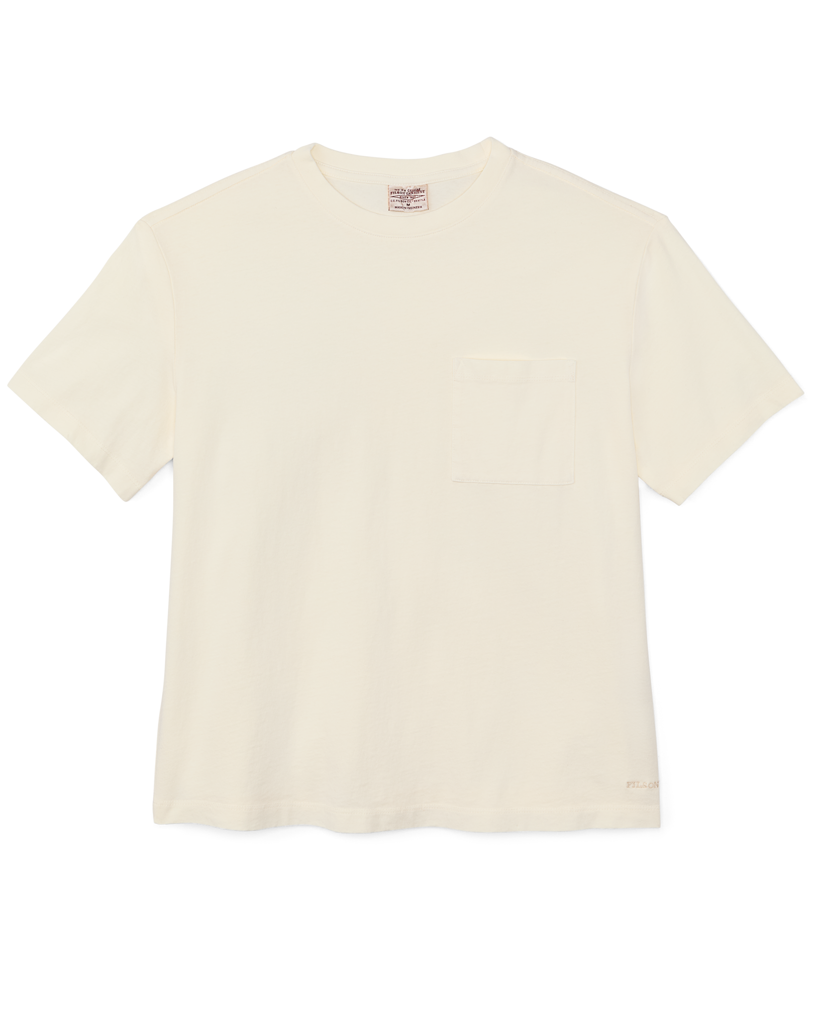 Women's Short Sleeve Pocket Tee - White