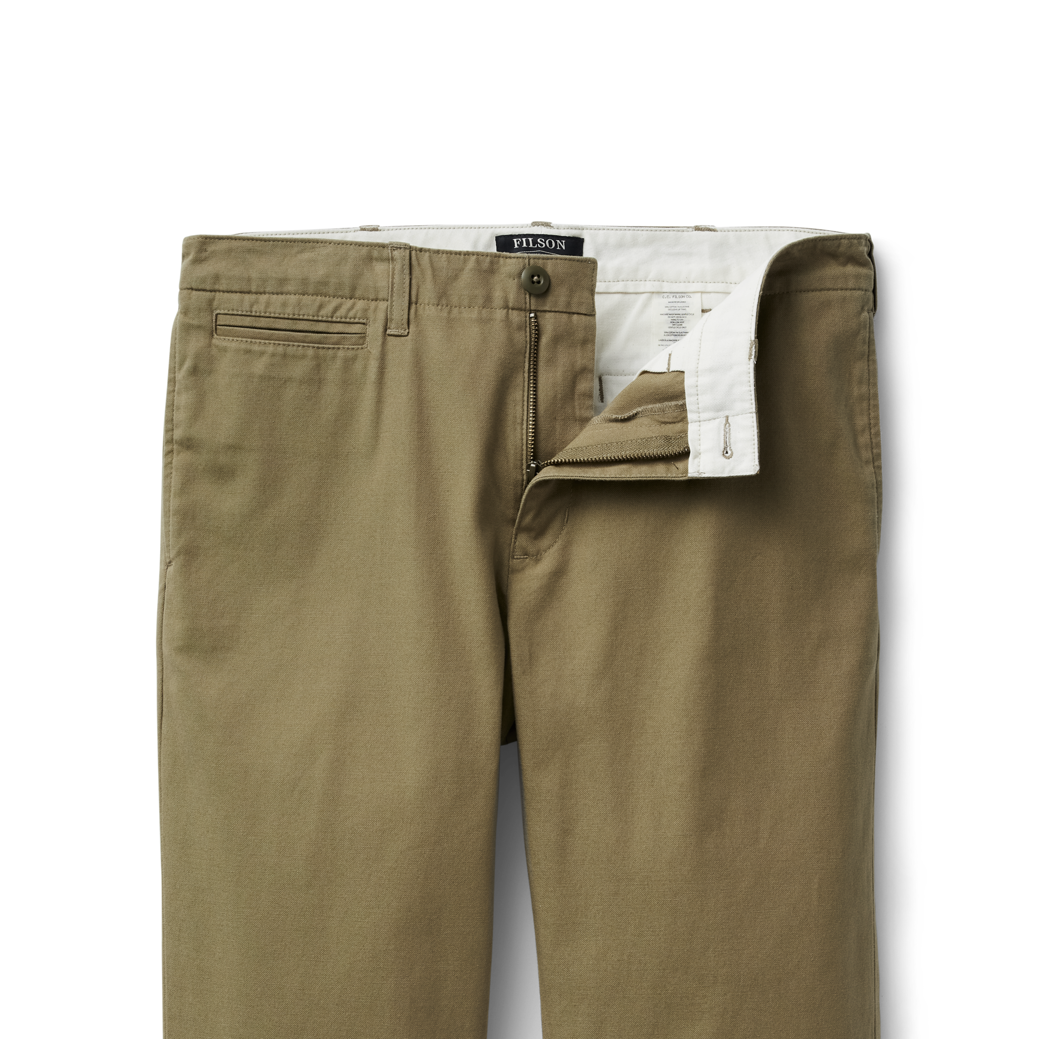 Draftsman Canvas Pants - Faded Olive - Image 4