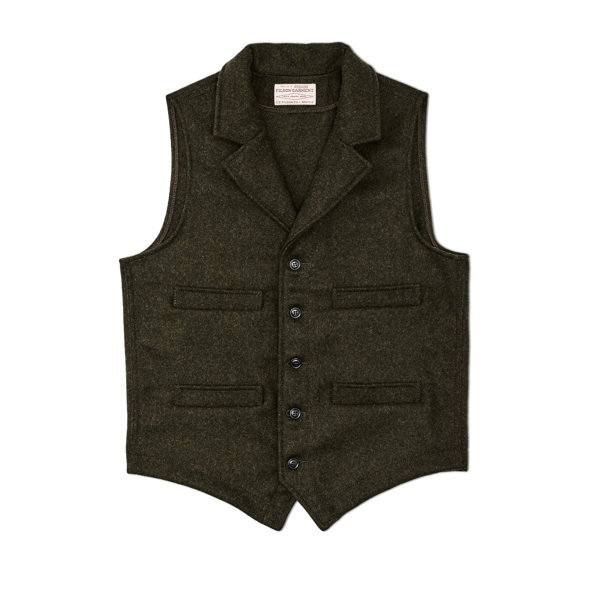 Western Vest - Forest Green - Image 3