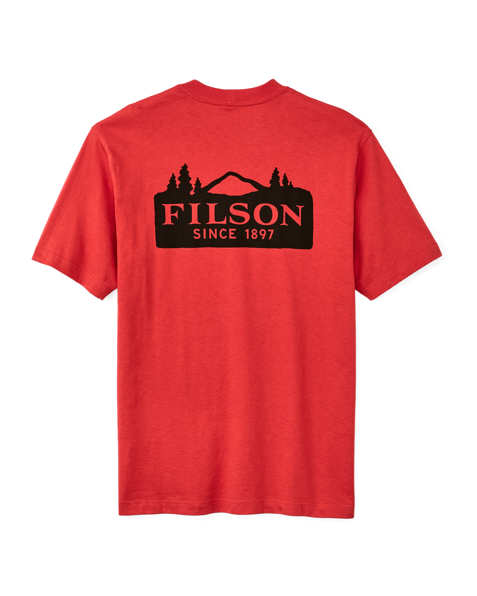 Frontier Logo T-shirt - Aurora Red / Scenic Mark - Image 2