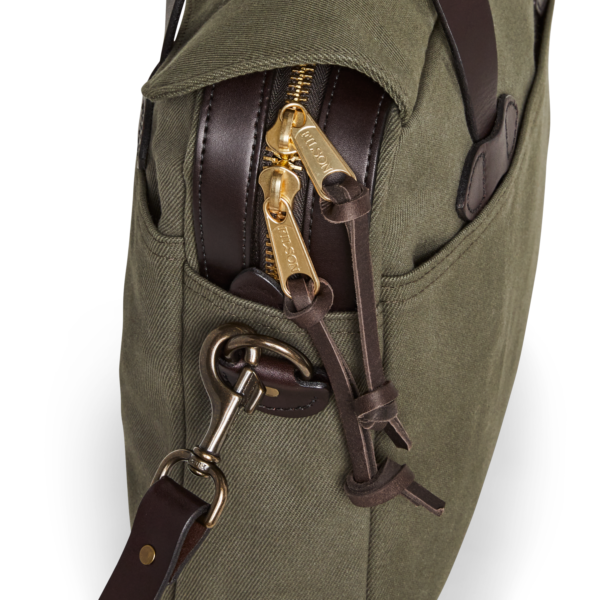 Rugged Twill Original Briefcase - Otter Green - Image 8