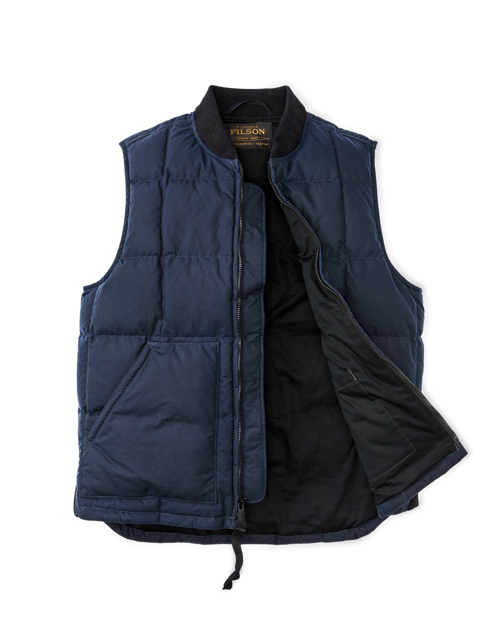Waxed Down Vest - Night Sky - Image 6