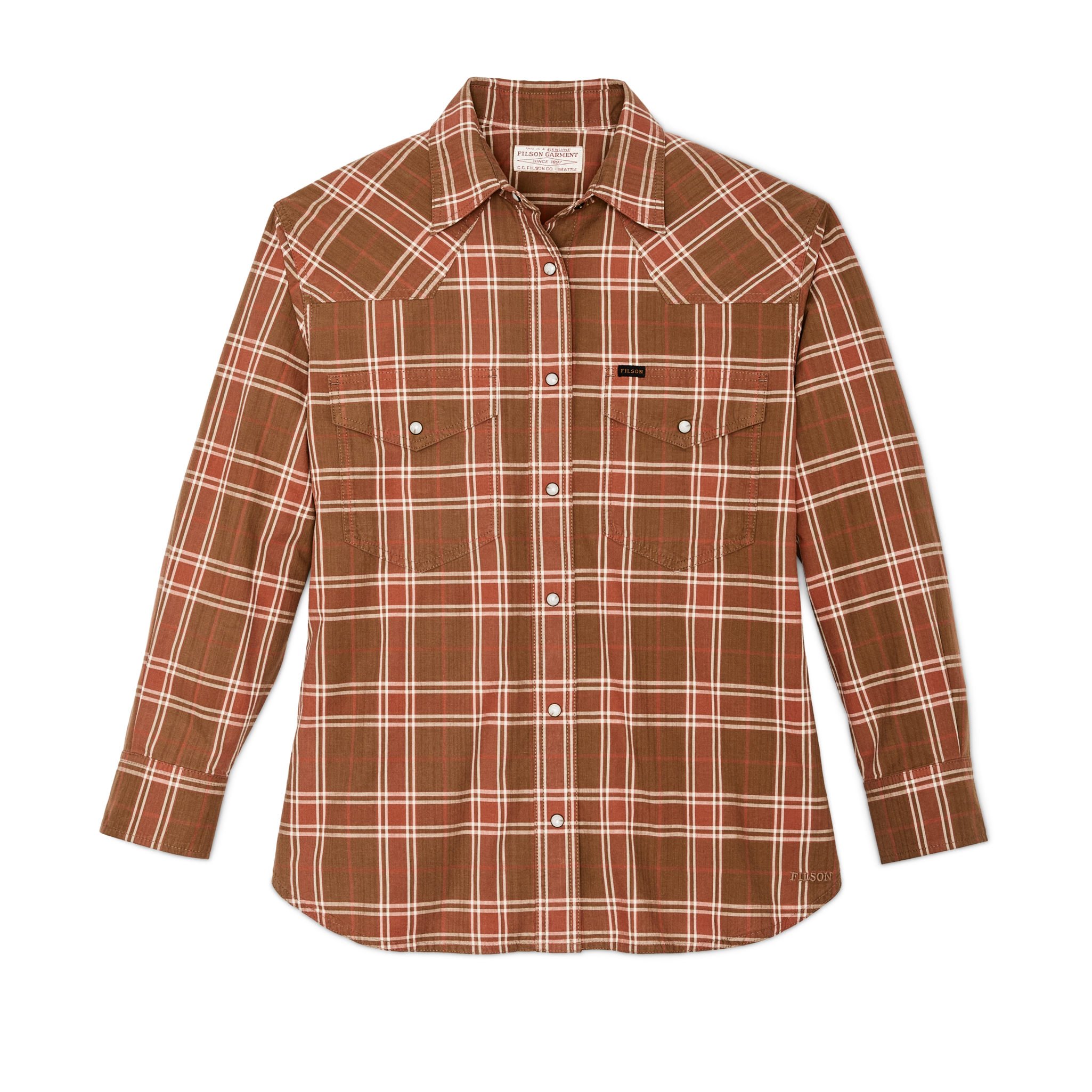 Women's Western Flannel Shirt - Clay Dust