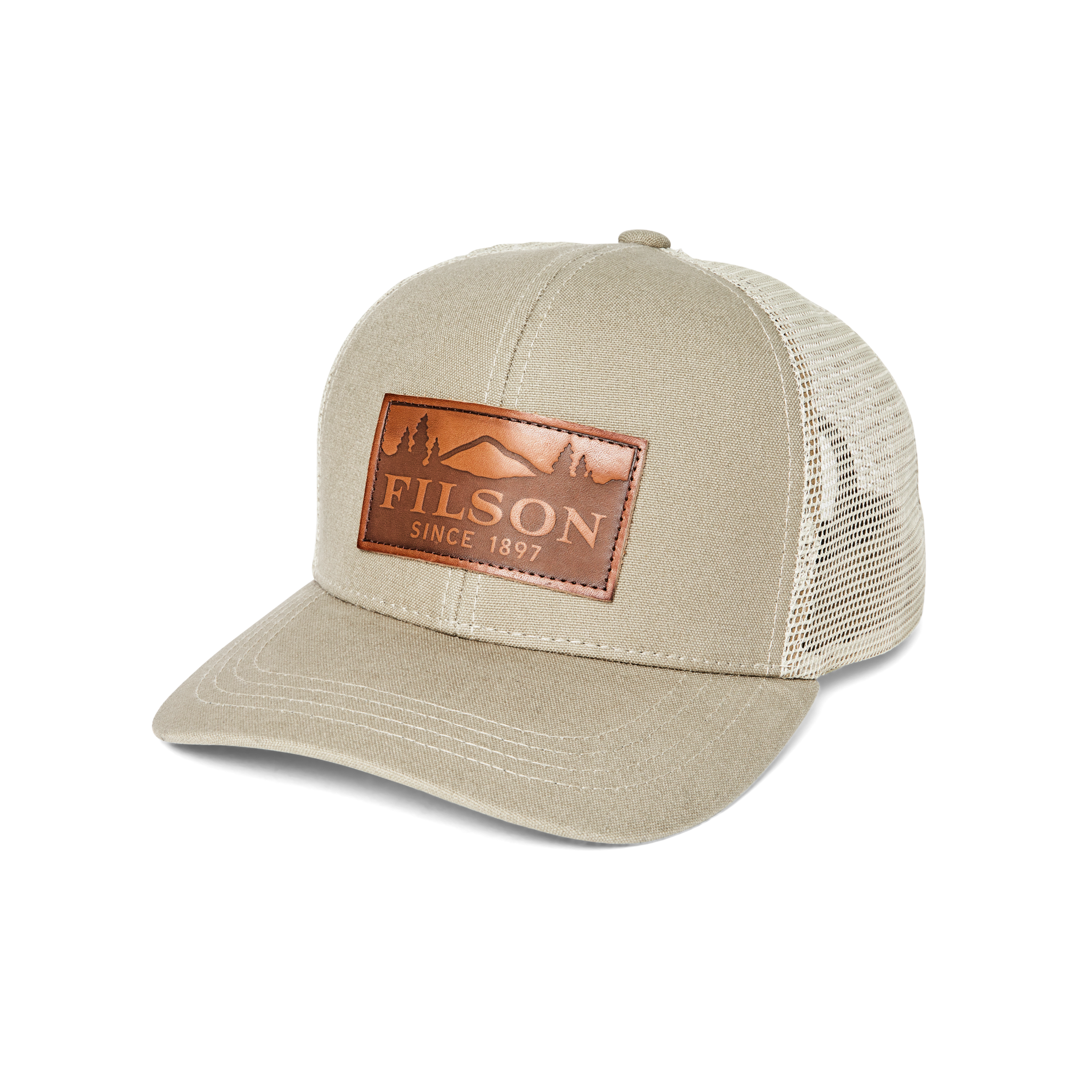 Dry Tin Cloth Logger Mesh Cap - Gray Khaki
