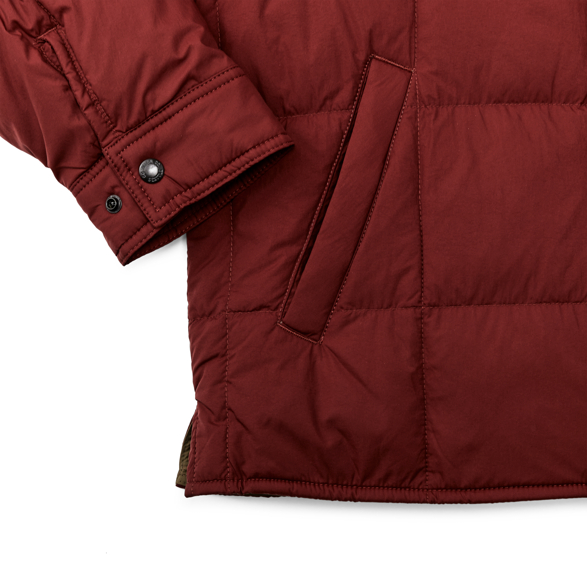 Lightweight Down Jac-shirt - Madder Red - Image 5